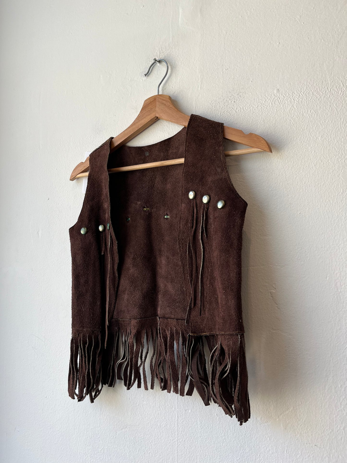 70’s Suede Fringe Vest
