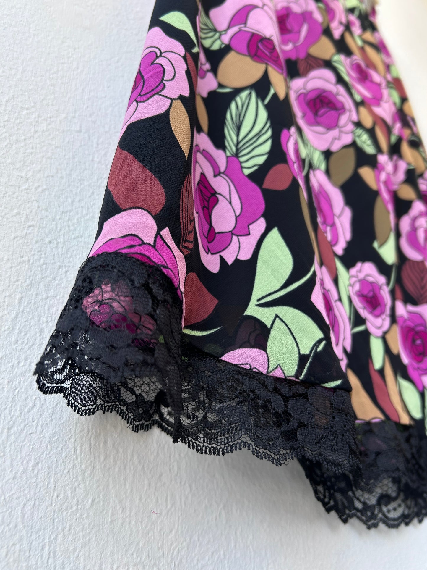 90’s Floral Skirt