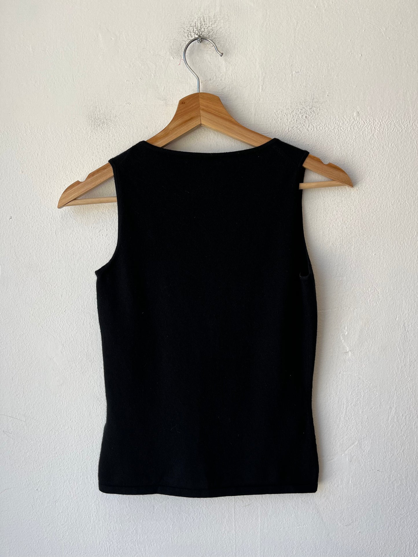 Y2K Black Ribbon Tank