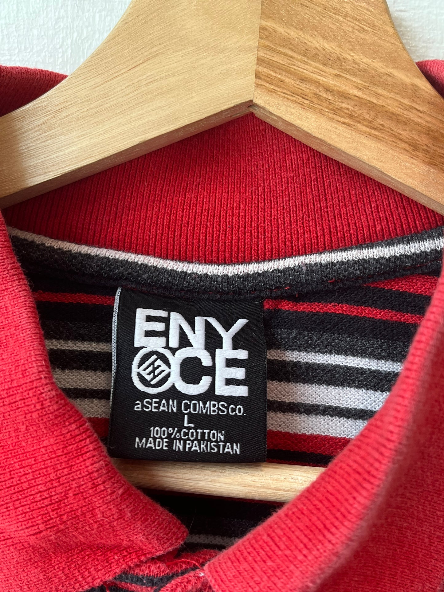 Y2K ENYCE Striped Polo Shirt