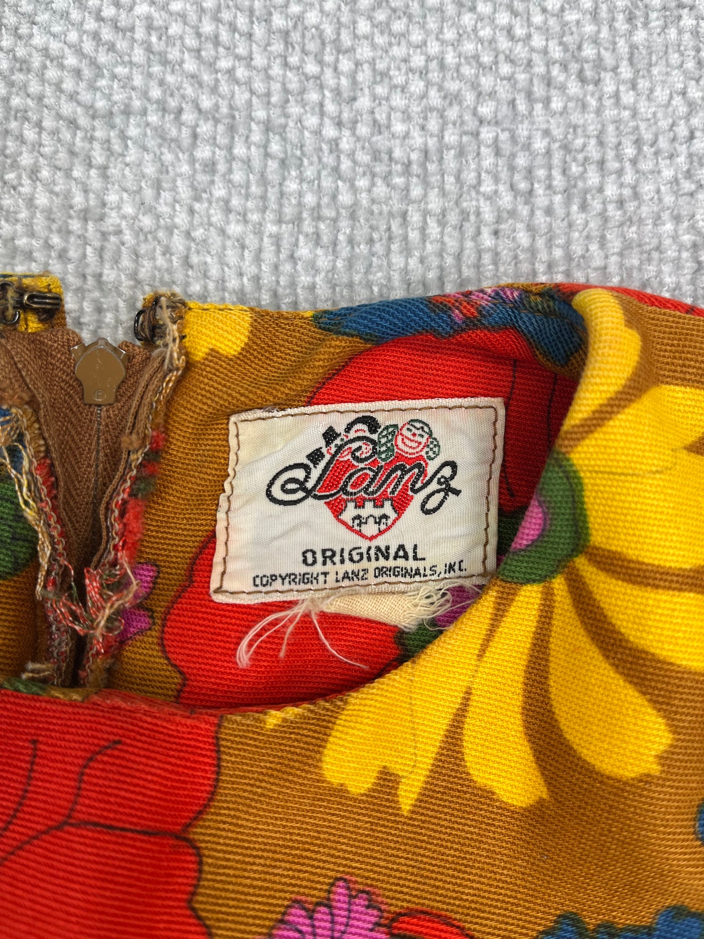 70's Floral Mini Sundress