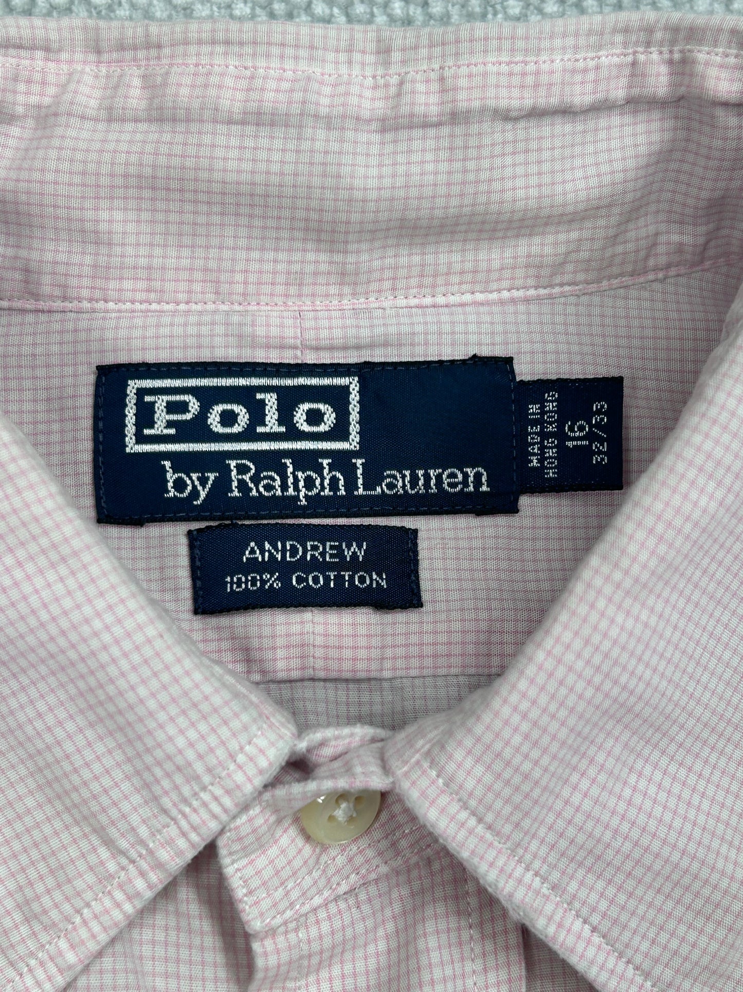 90’s Polo Pink Button Down