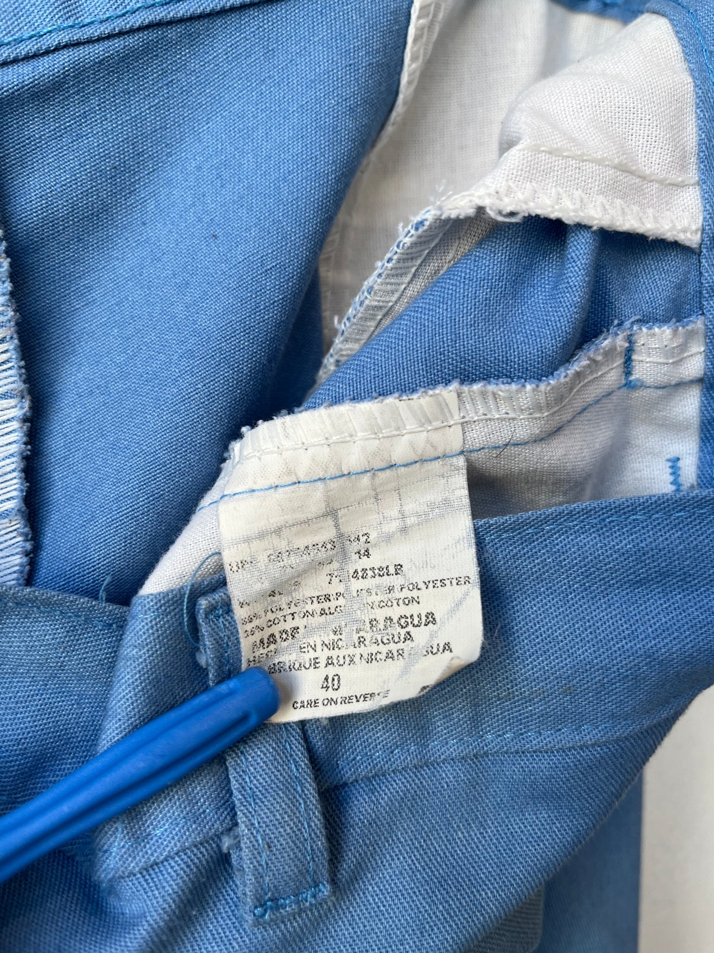 Y2K Light Blue Dickies Shorts 38"