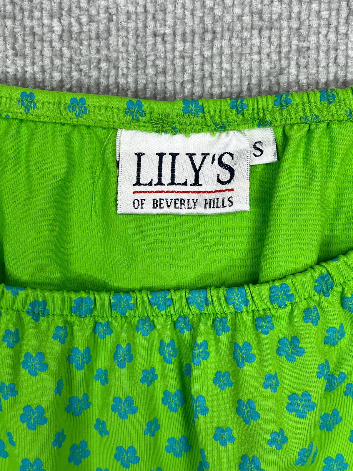 90's Green Mini Skirt 25-32"