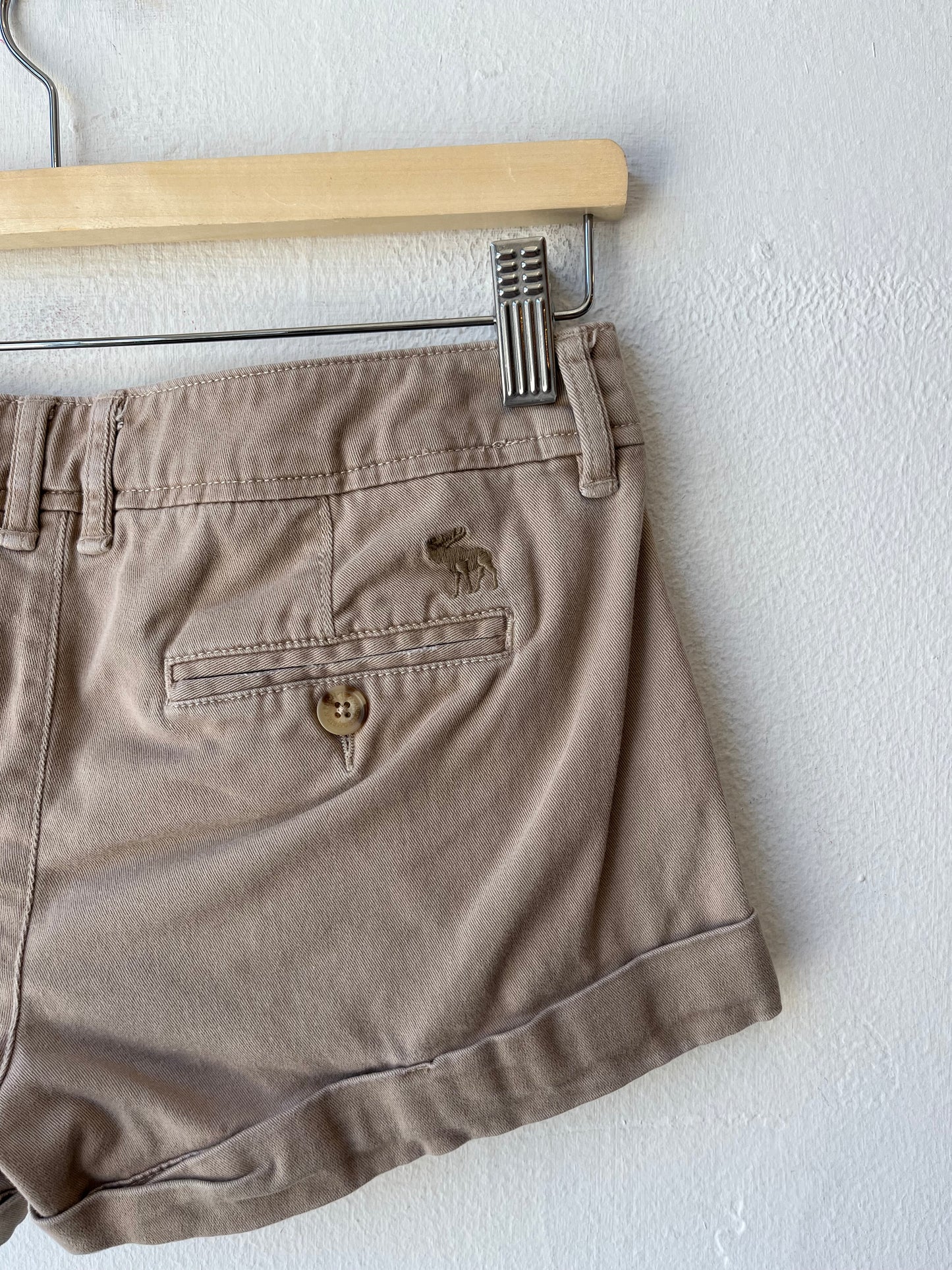 Y2K Cotton Mini Shorts 29"