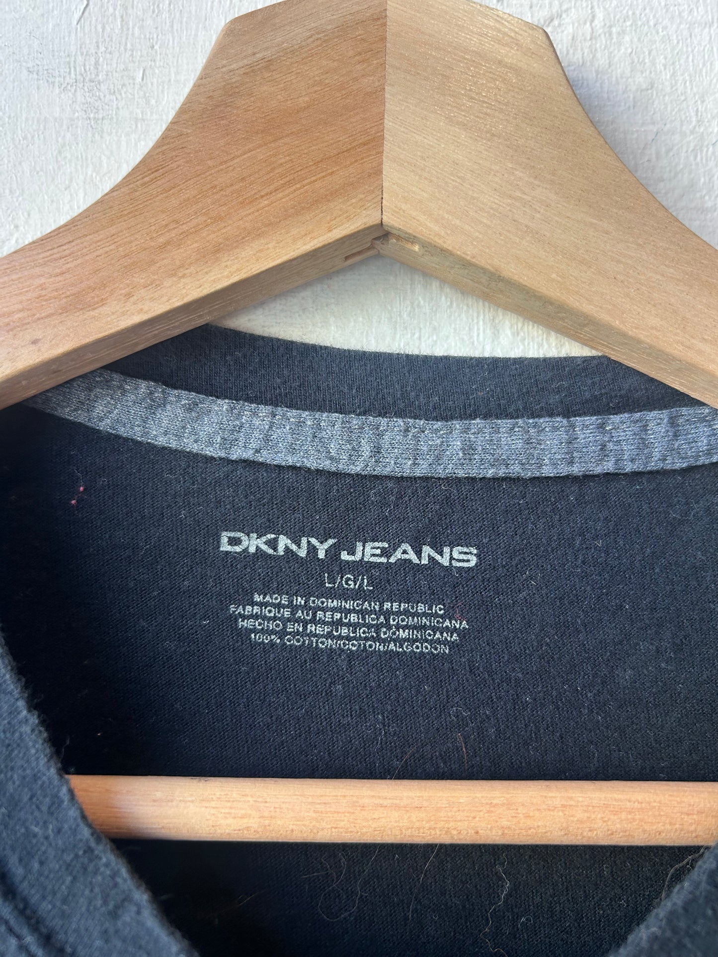 Y2K DKNY Dragon Cutoff Shirt