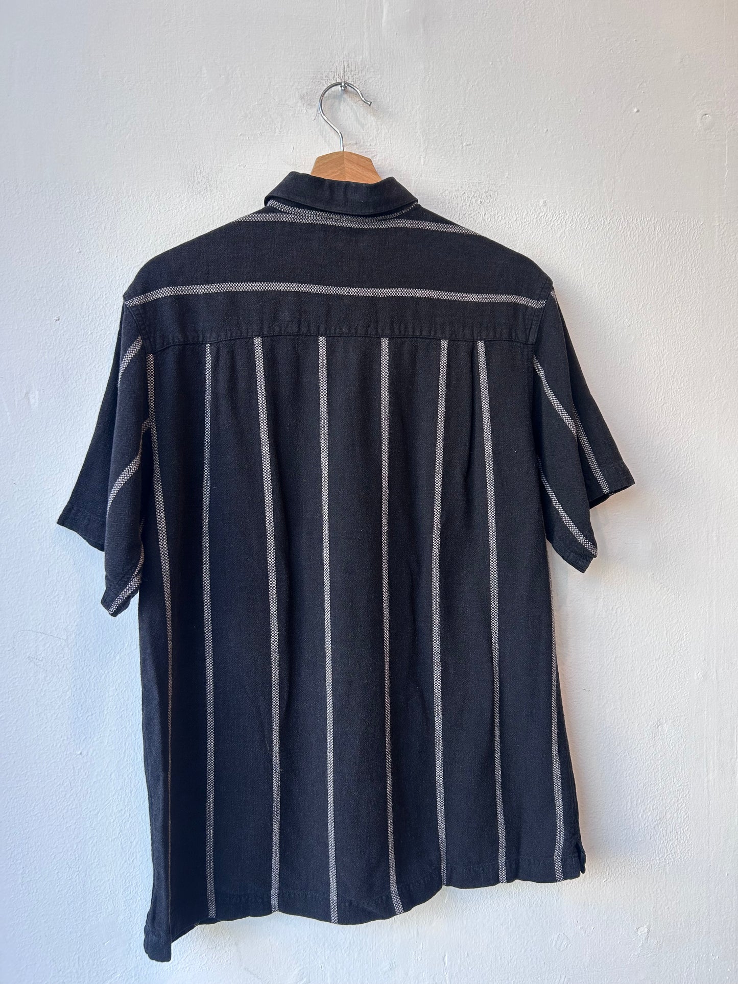 90's Rayon/ Linen Button Up Shirt