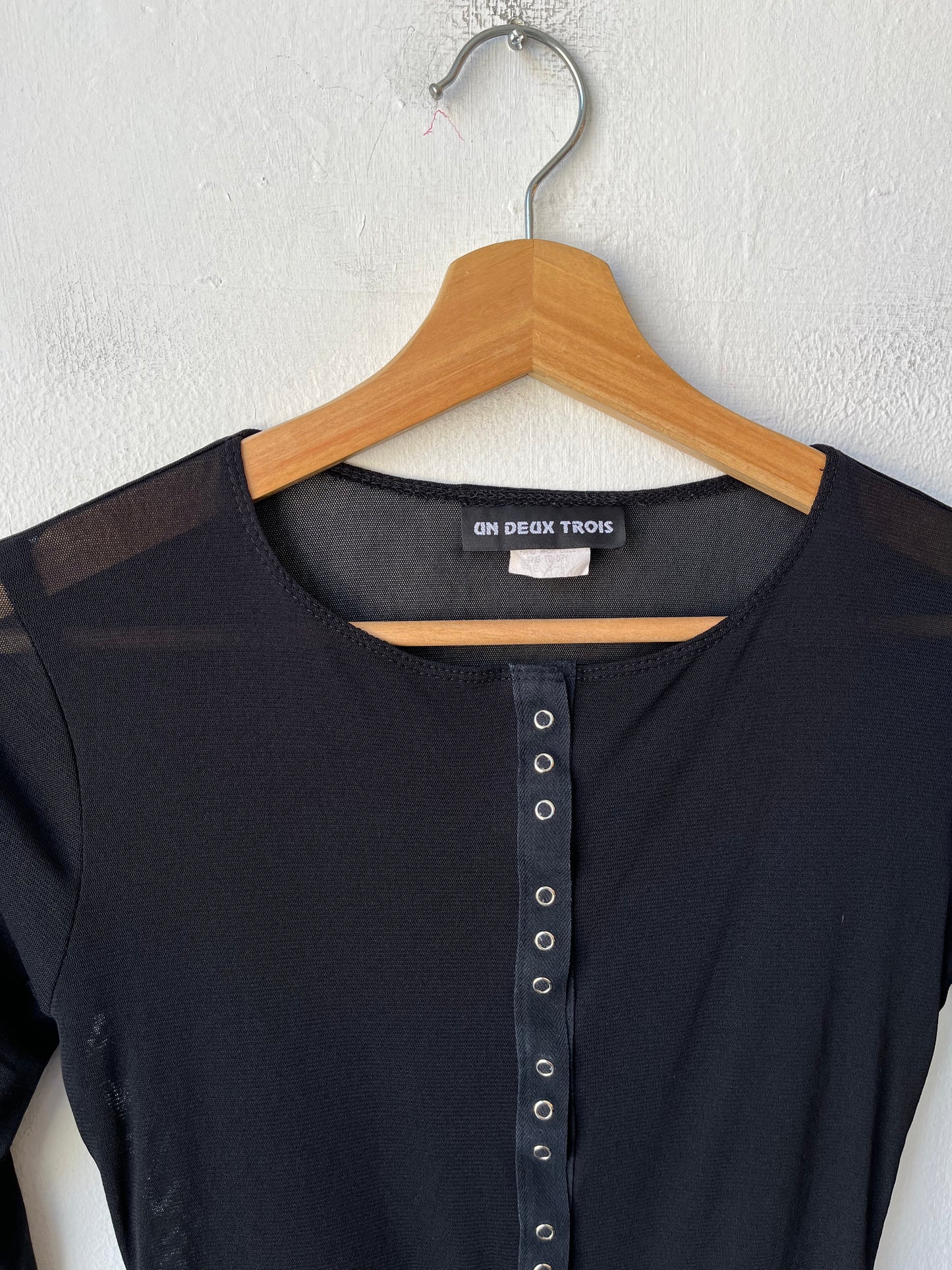 90's Mesh Long Sleeve Top