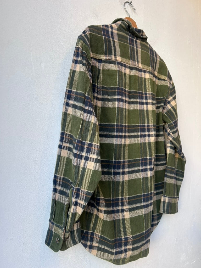 90's Green Flannel Shirt