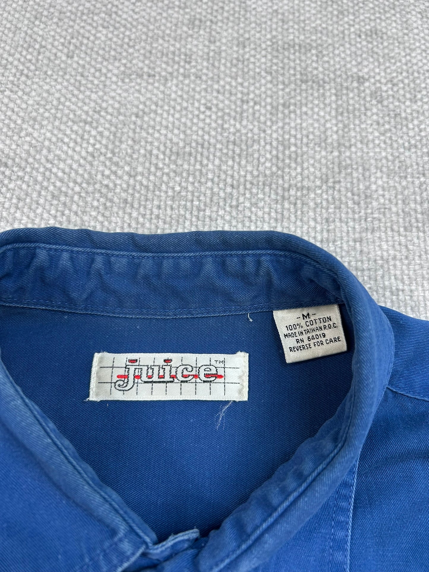 90's Blue Button Down Shirt