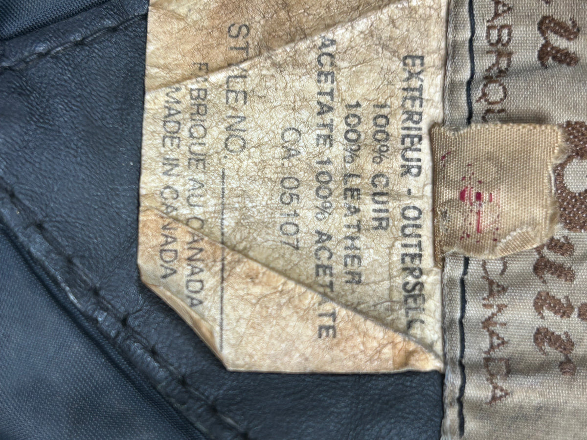 70’s Leather Motorcycle Jacket