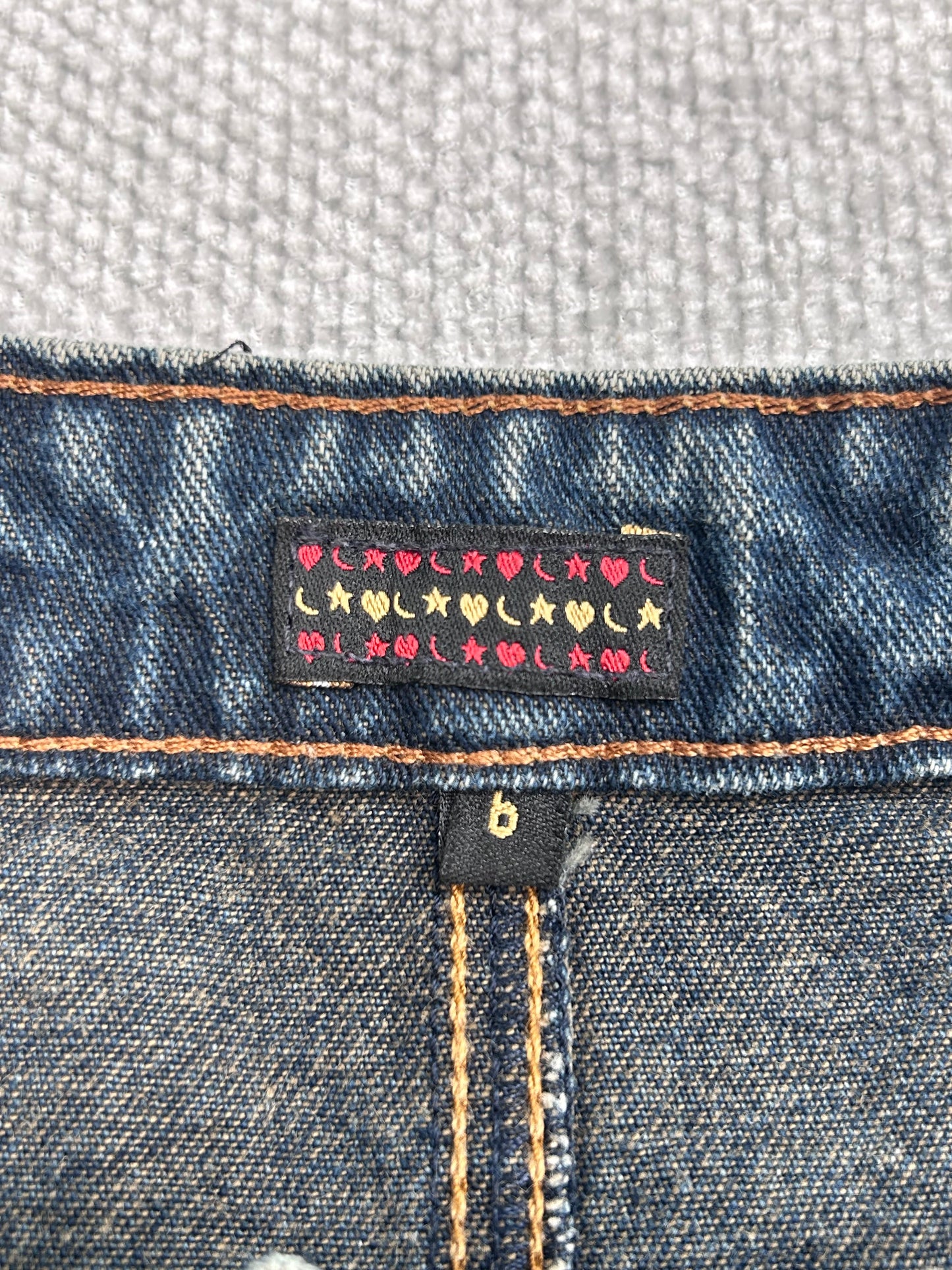 Y2K Denim Midi Skirt 28-30”