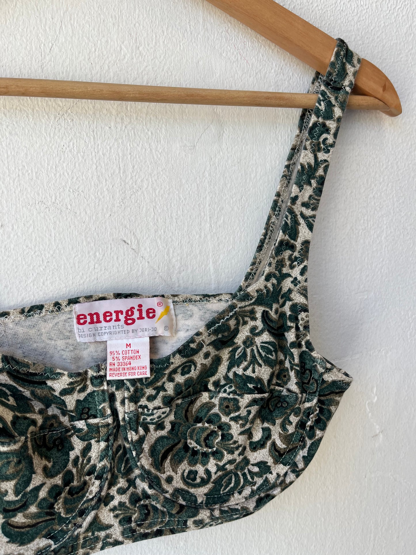 90's Cotton Pattern Bra