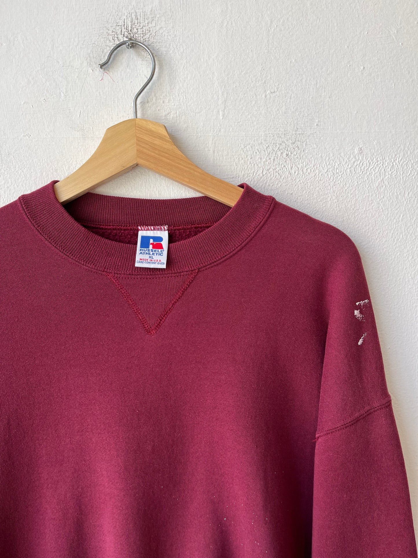 90's Russell Maroon Sweatshirt