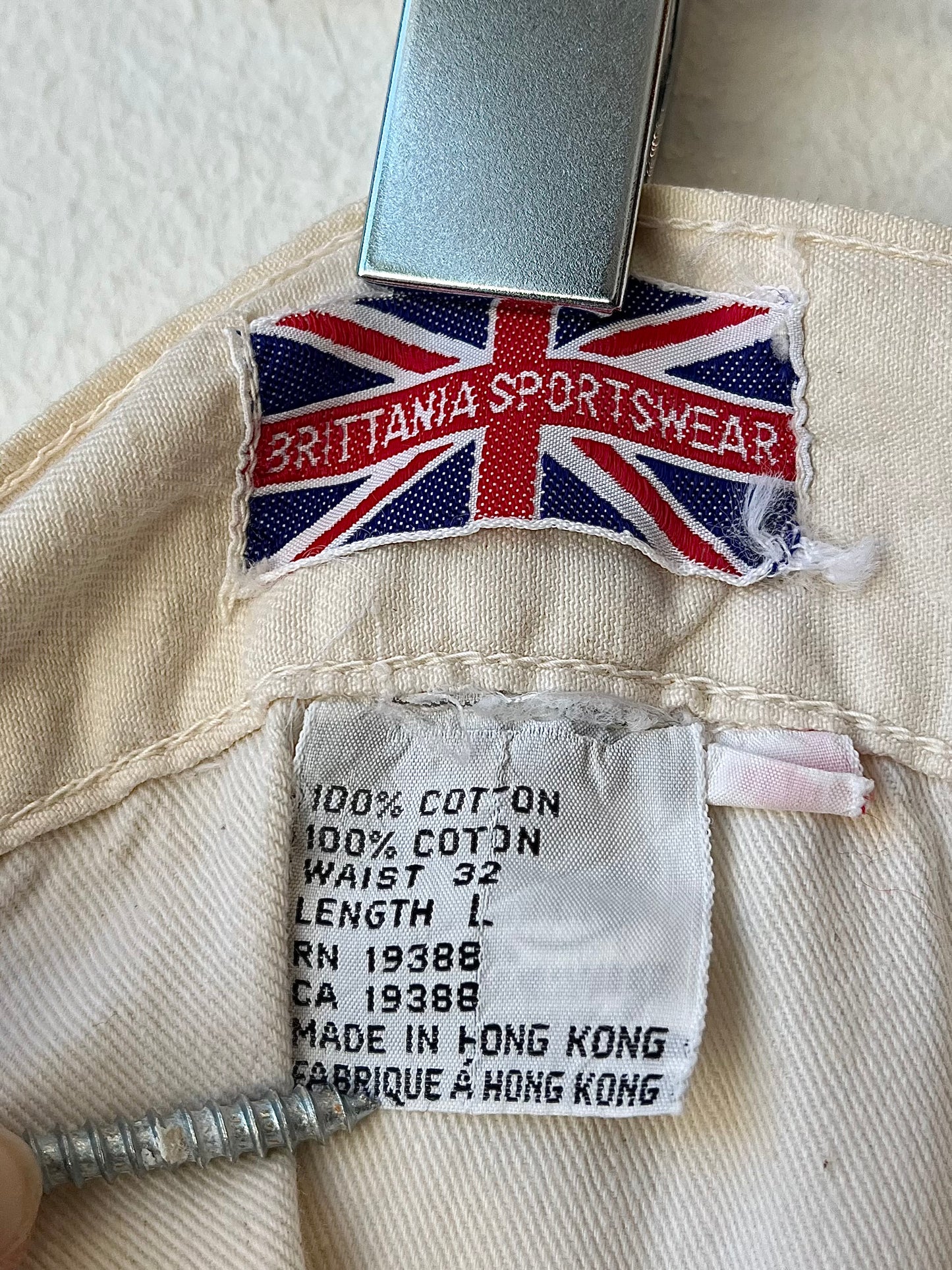 70's Cotton Bell Bottom Pants 29"