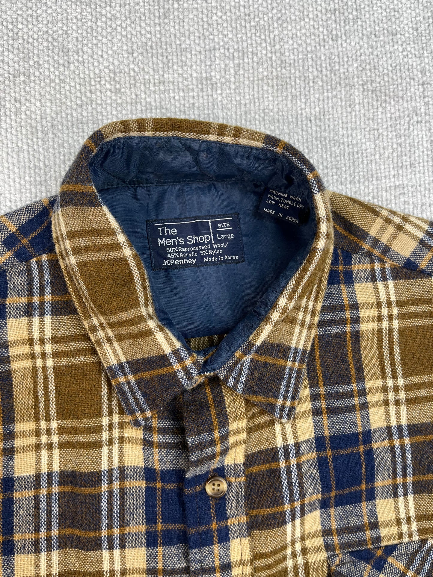 80's JCPenny Wool Flannel Shirt