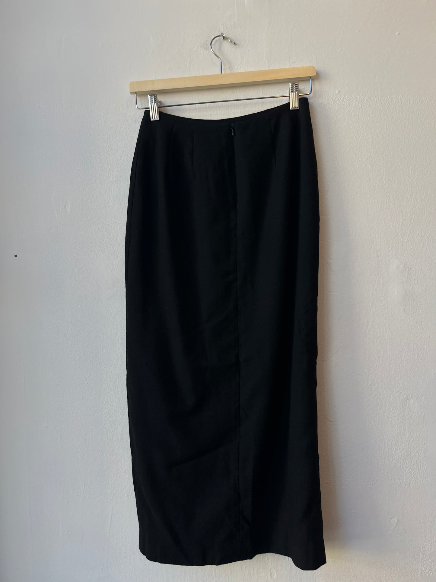 Y2K Wool Pencil Skirt 25"