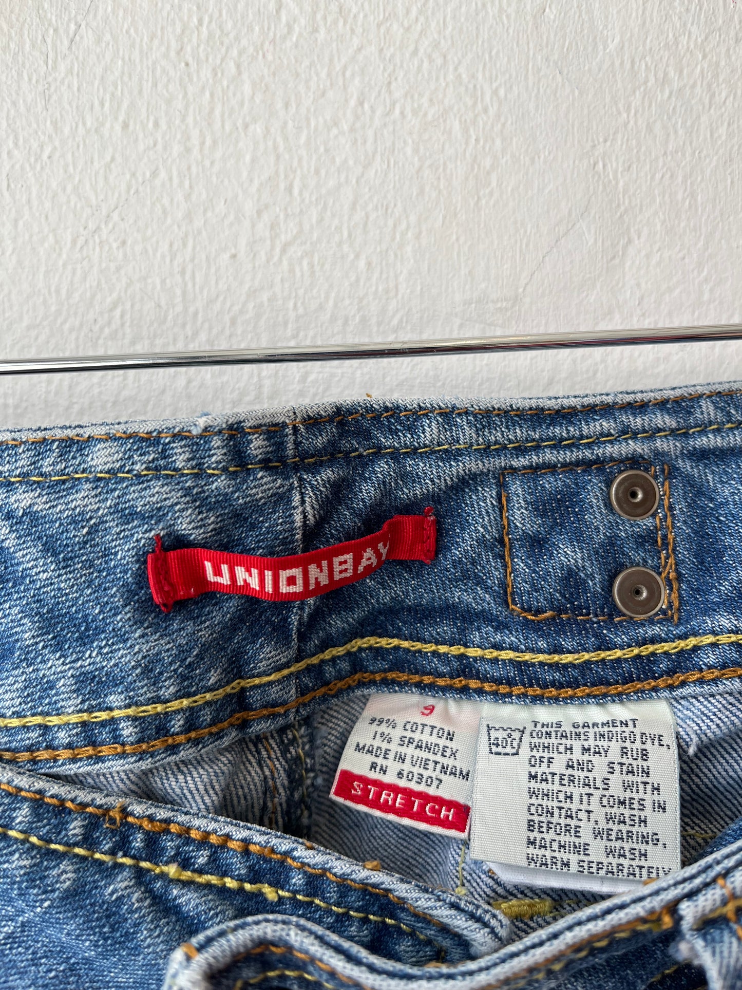 Y2K Denim Capri Pants 31"
