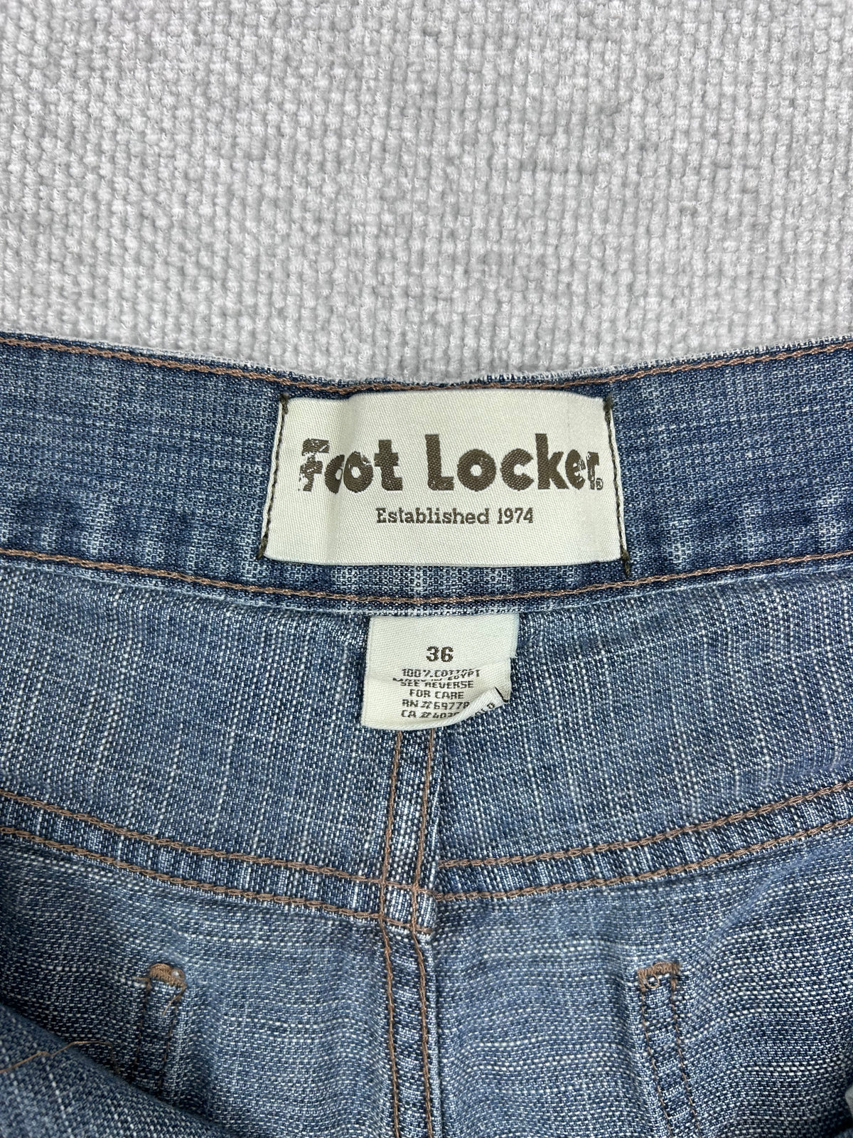 Y2K Baggy Distressed Denim Shorts 34"