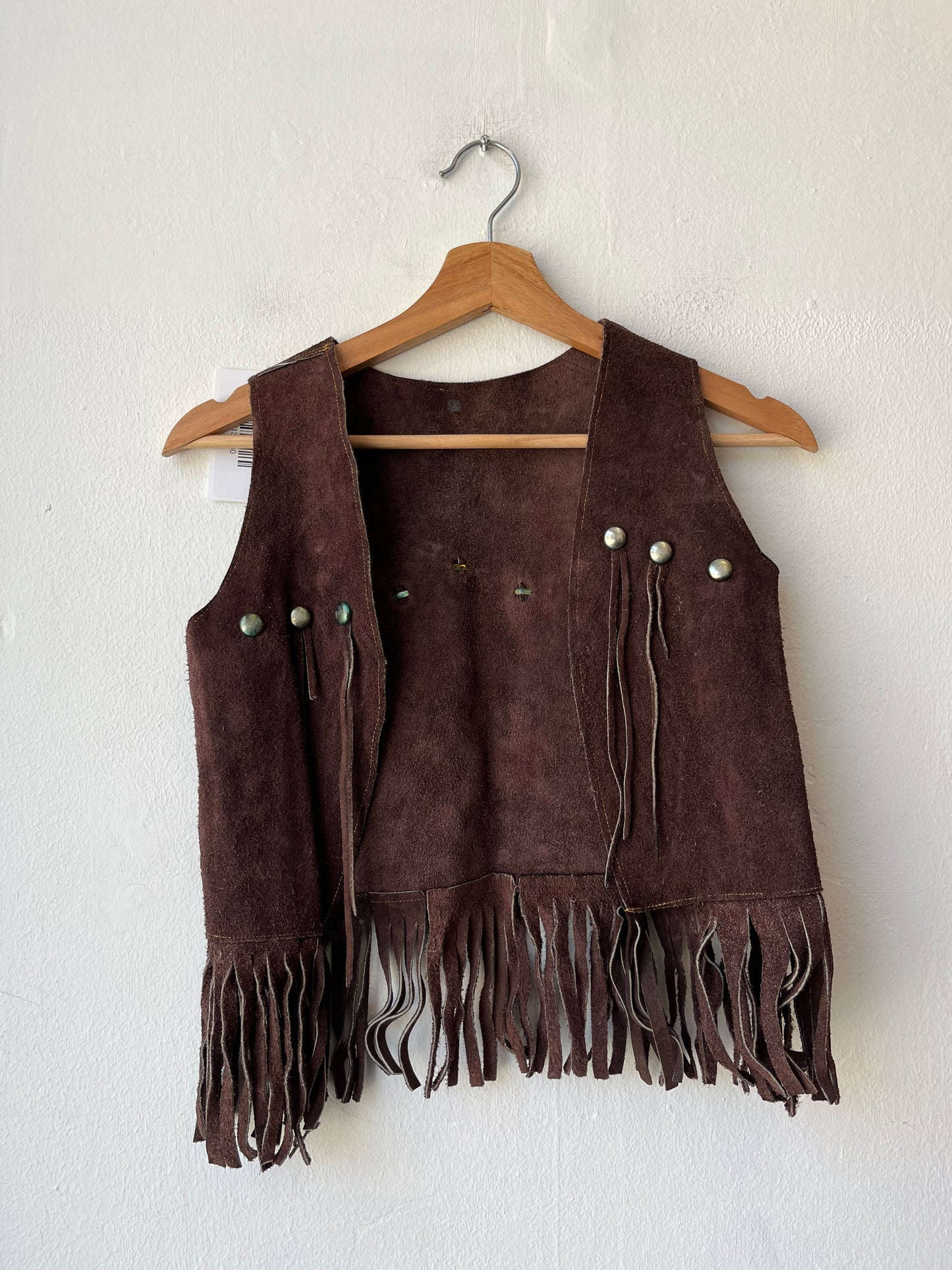 70’s Suede Fringe Vest