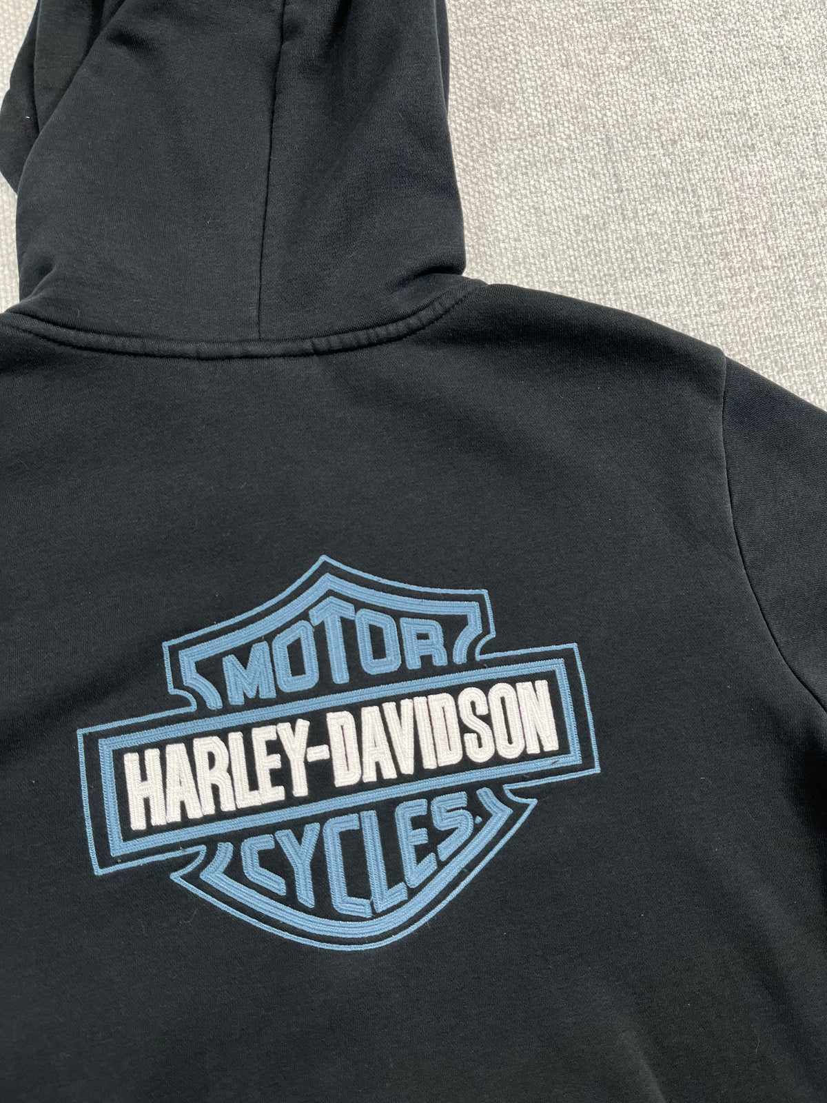 Y2K Harley Davidson Zip Up Hoodie