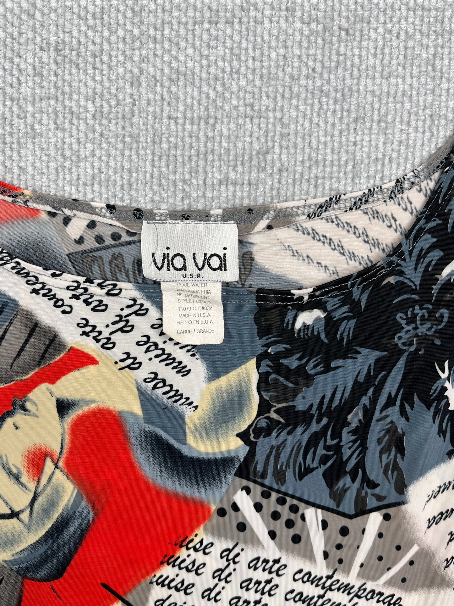 Abstract Pattern Tank Top