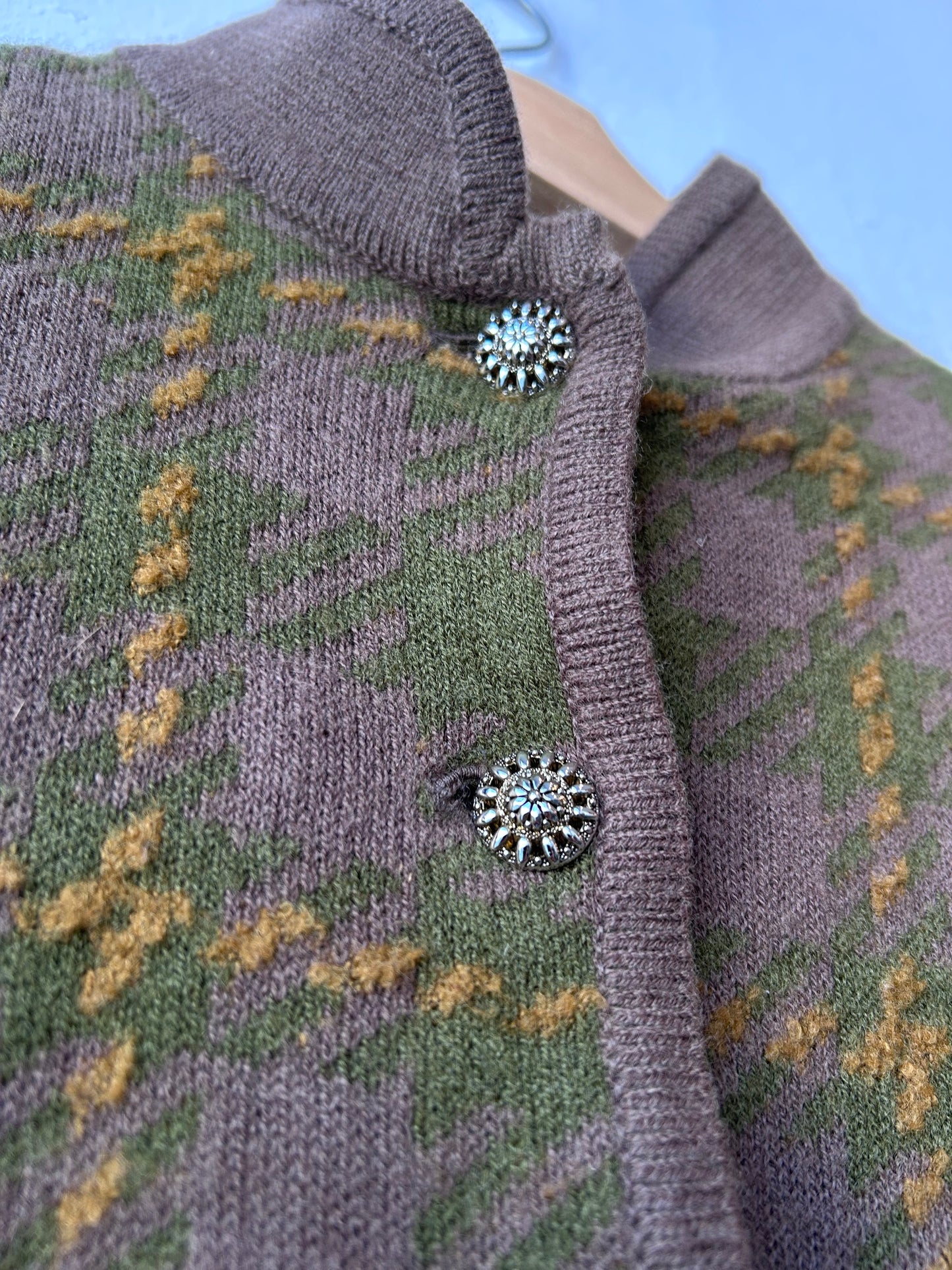 60’s Escorpion Wool Plaid Sweater