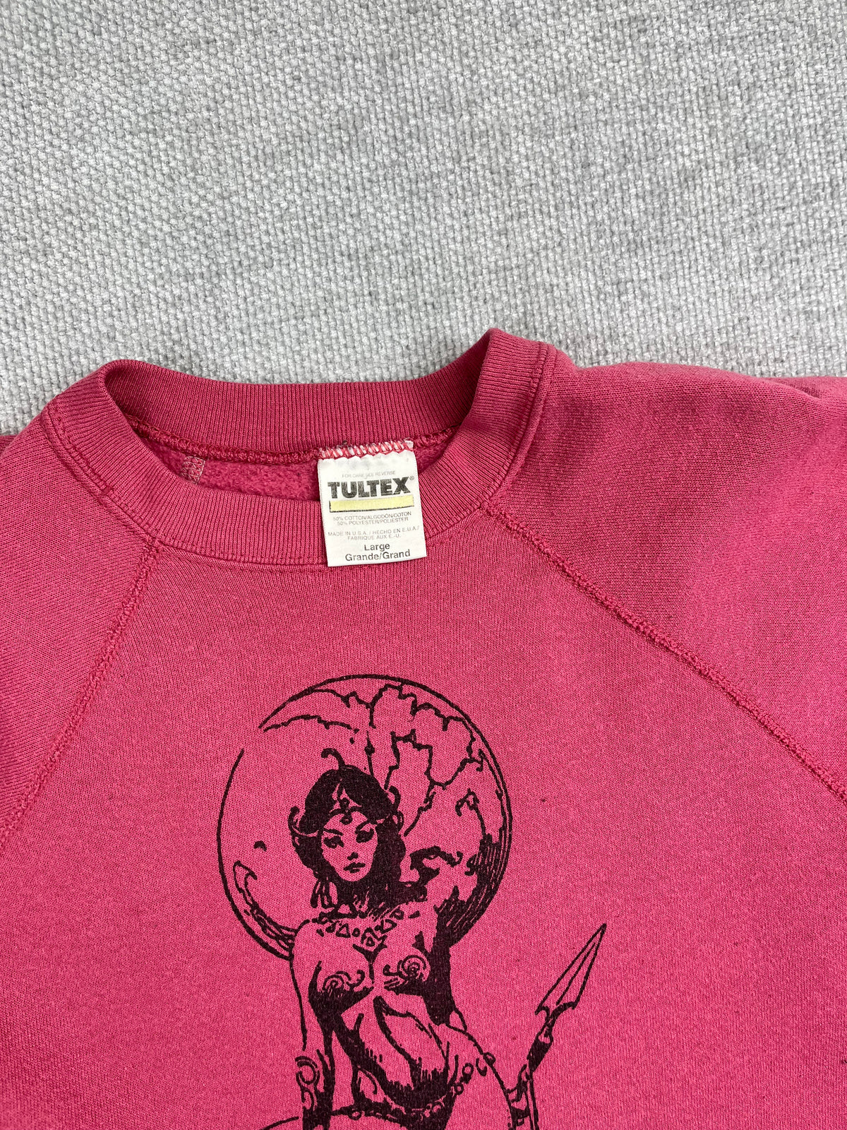 80’s Frank Frazetta Cropped Sweatshirt