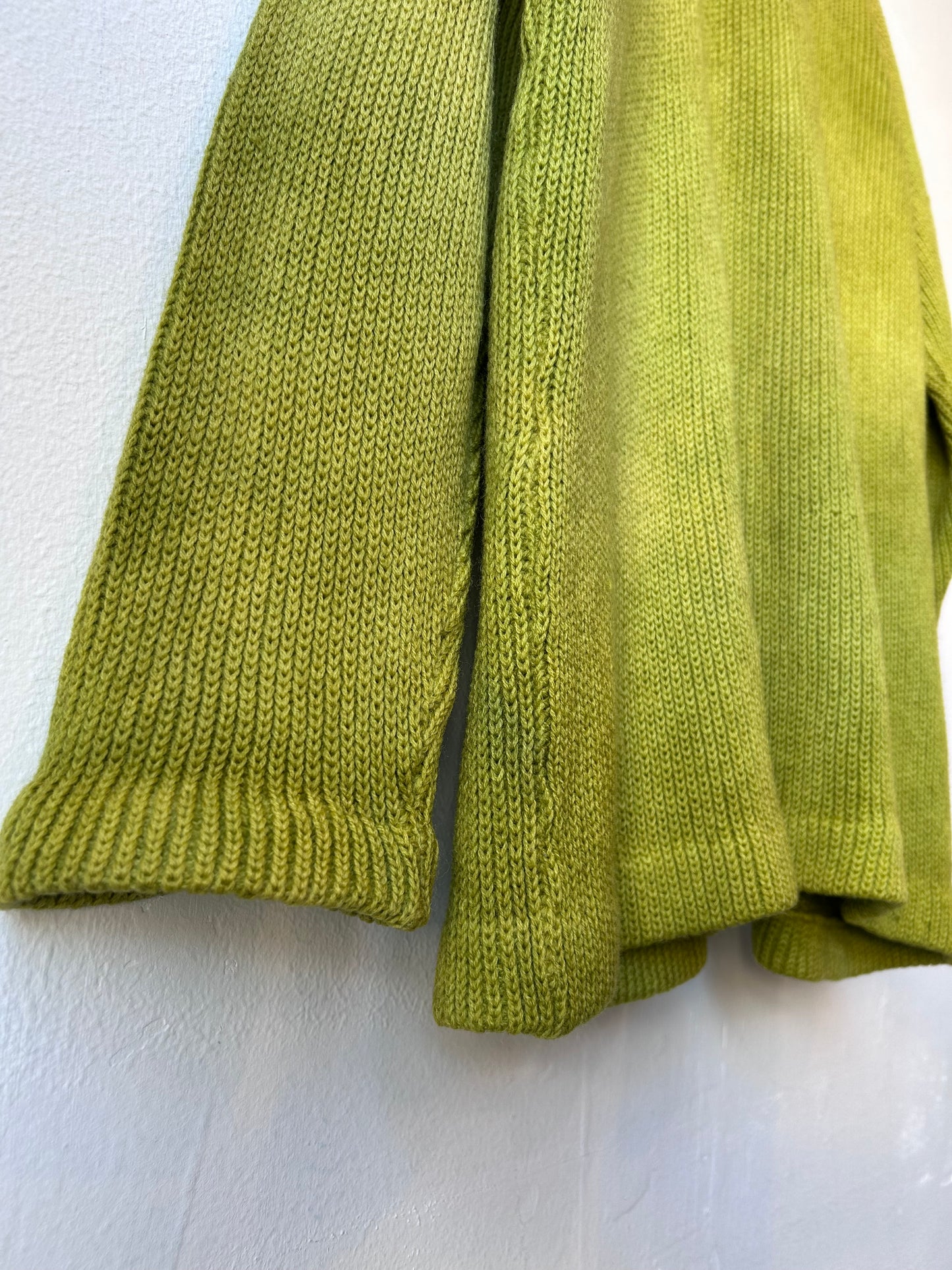 60's Green Knit Cardigan