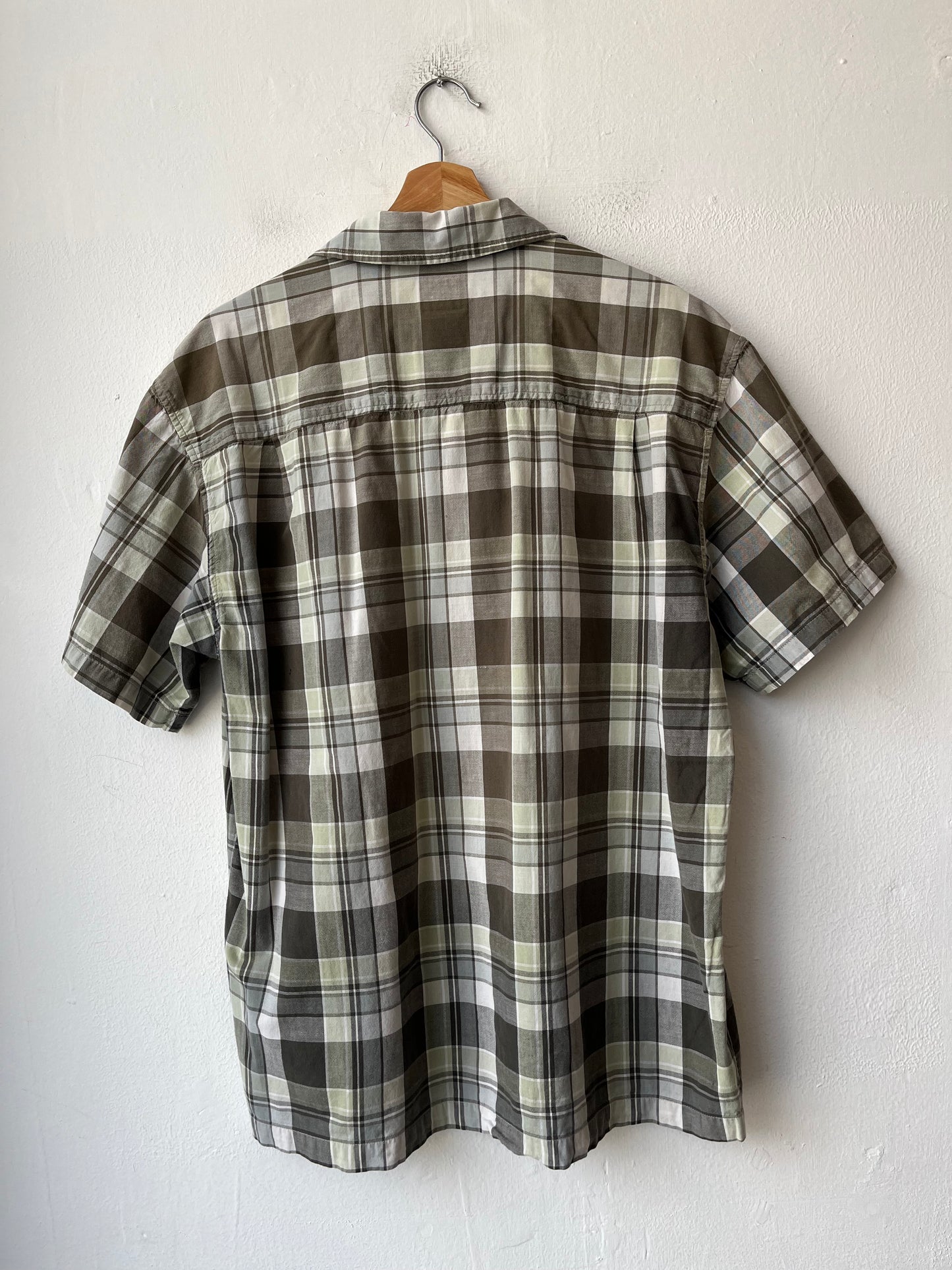 Y2K Quiksilver Plaid Button Up Shirt