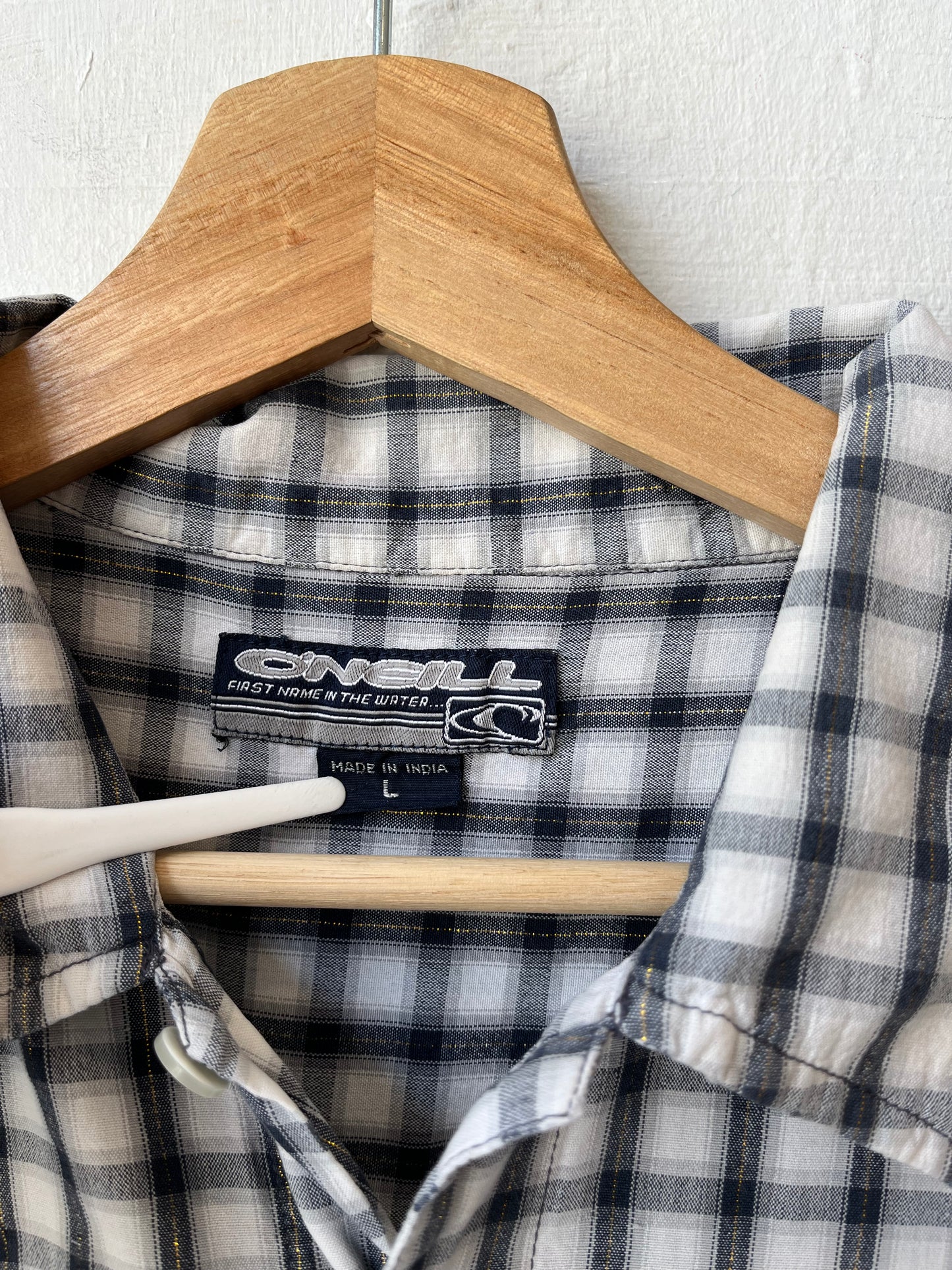 Y2K O'Neill Plaid Button Up Shirt