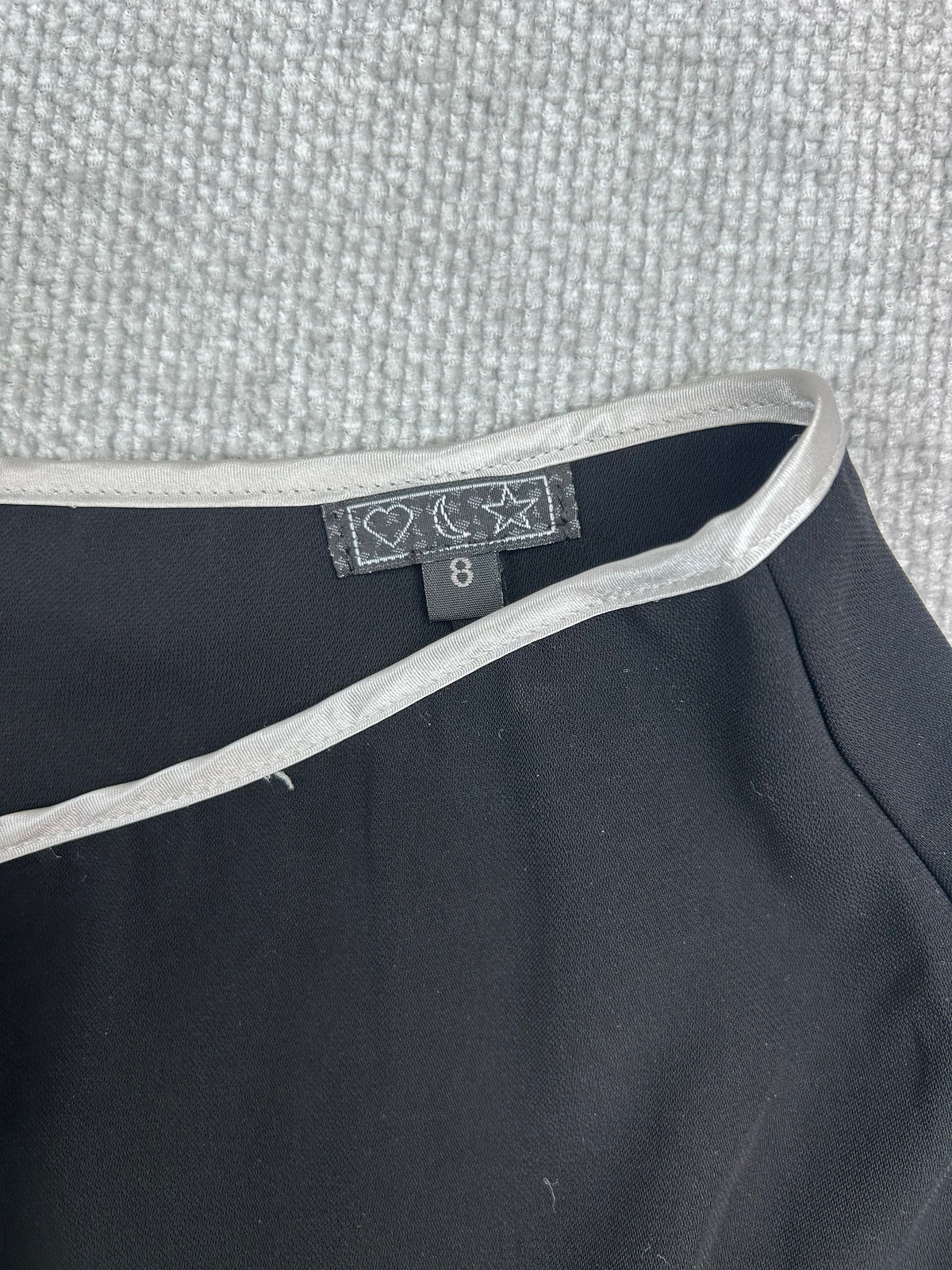 Y2K Scallop Trim Midi Skirt 29"