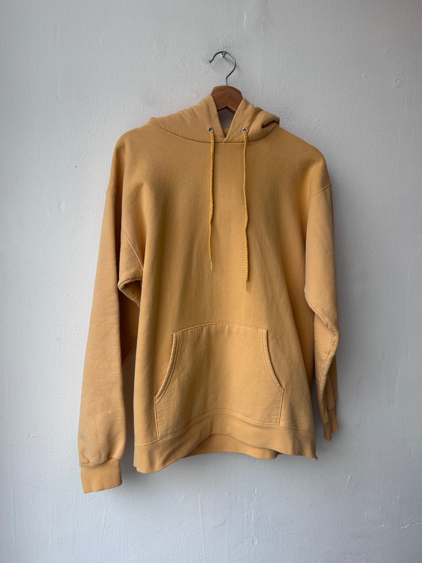 90's Pale Yellow Hoodie