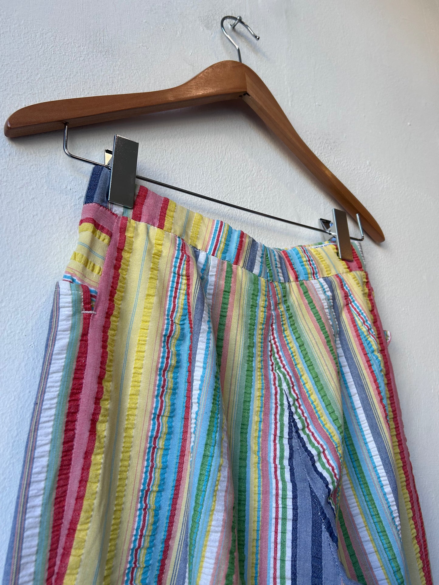 90's Striped Rainbow Pants 27"