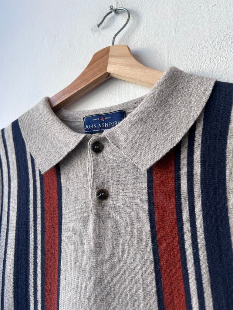 90's Knit Collared Shirt
