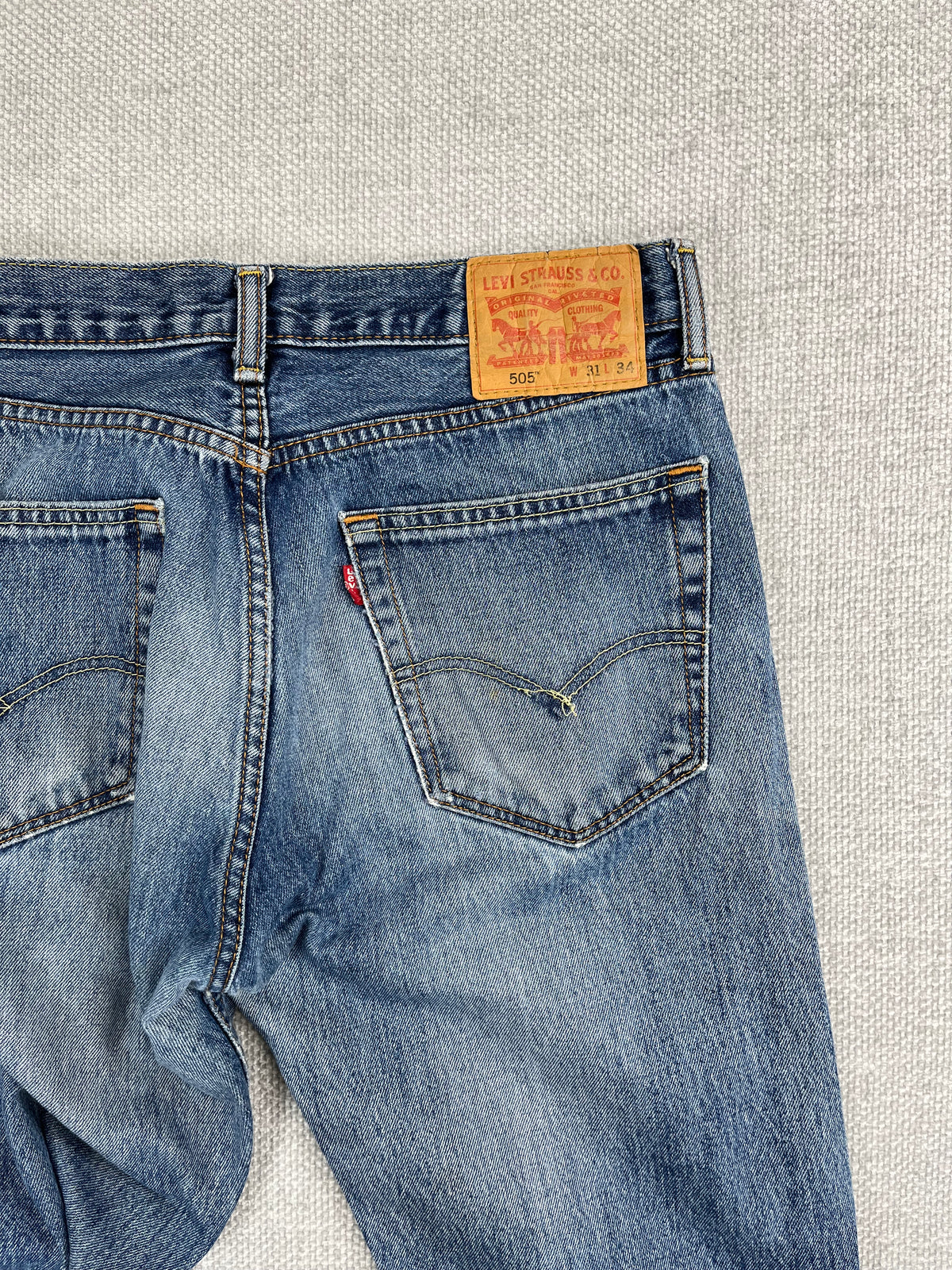 Y2K Levi's 505 Ripped Jeans 31"