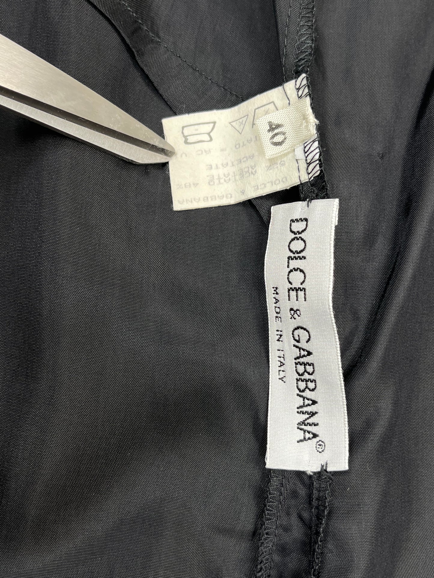 90's Dolce & Gabbana Black Lace Dress