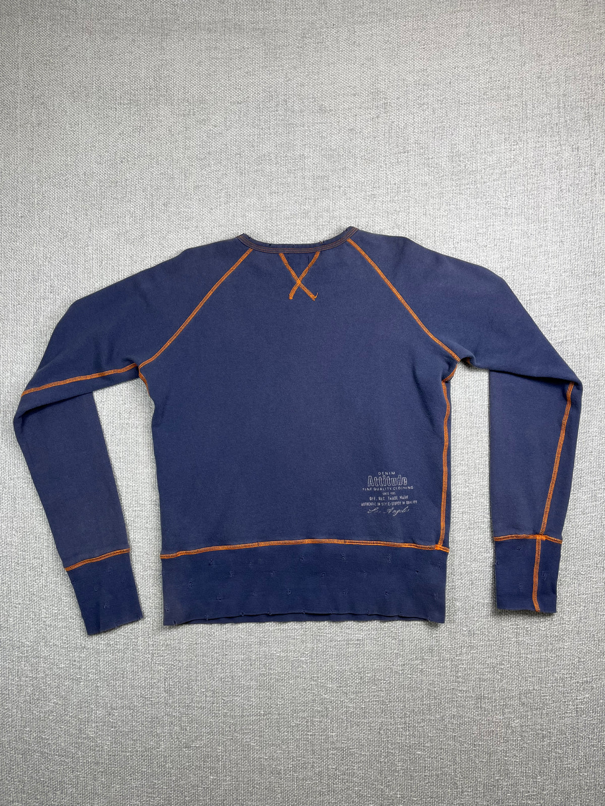 Y2K Contrast Stitch Sweatshirt