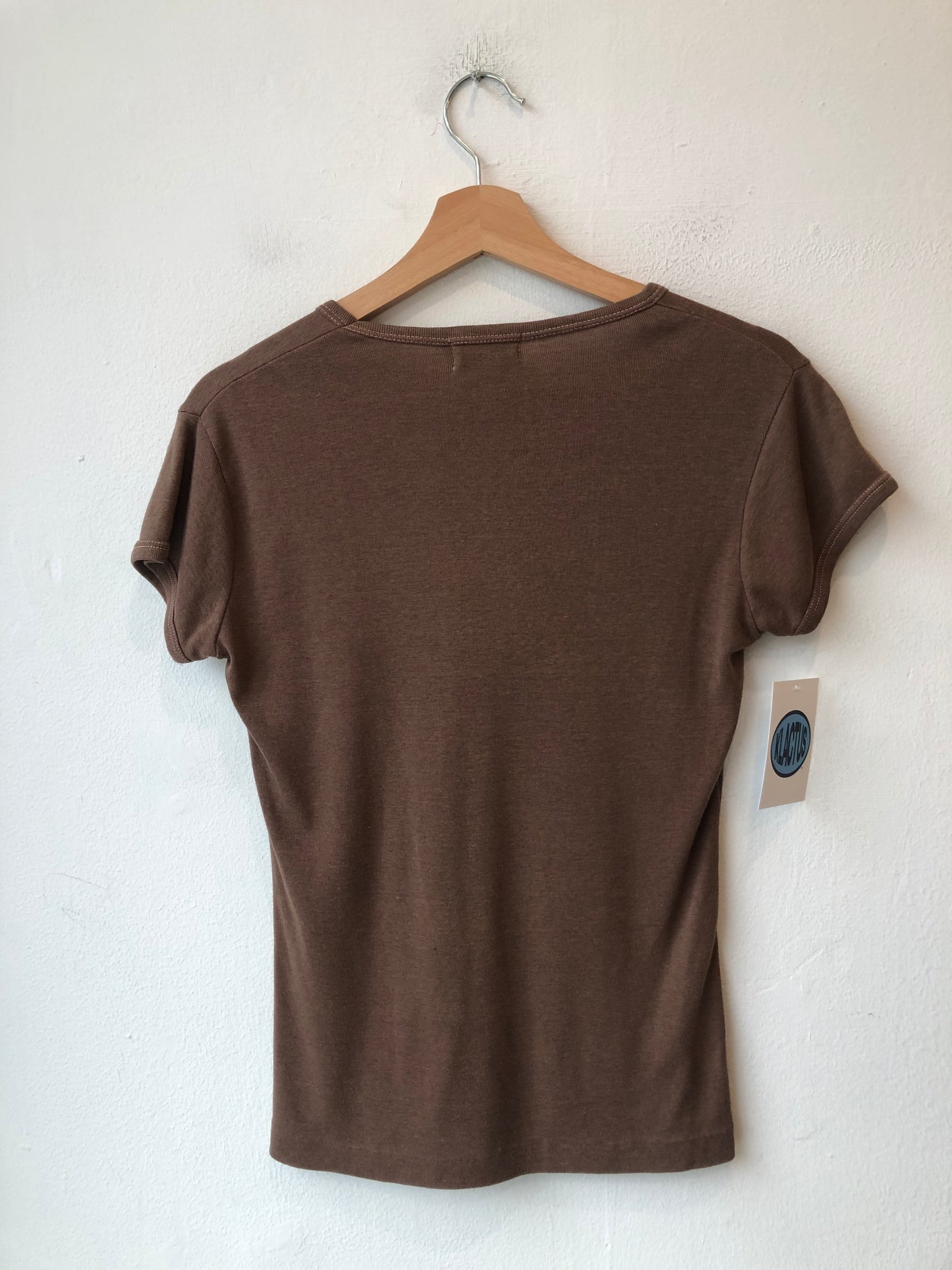 90's Brown Ringer T-Shirt
