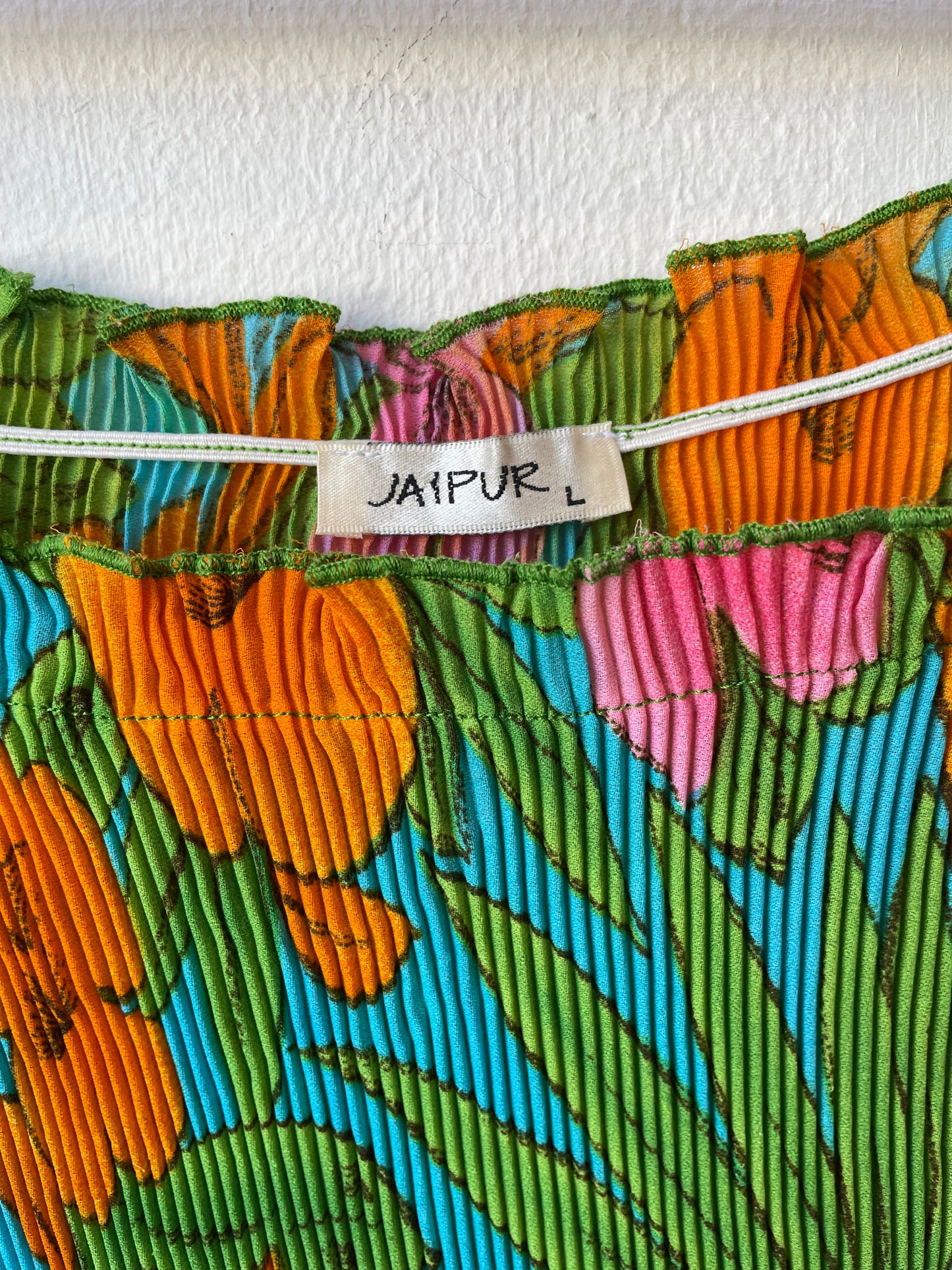 Y2K Pleated Floral Top