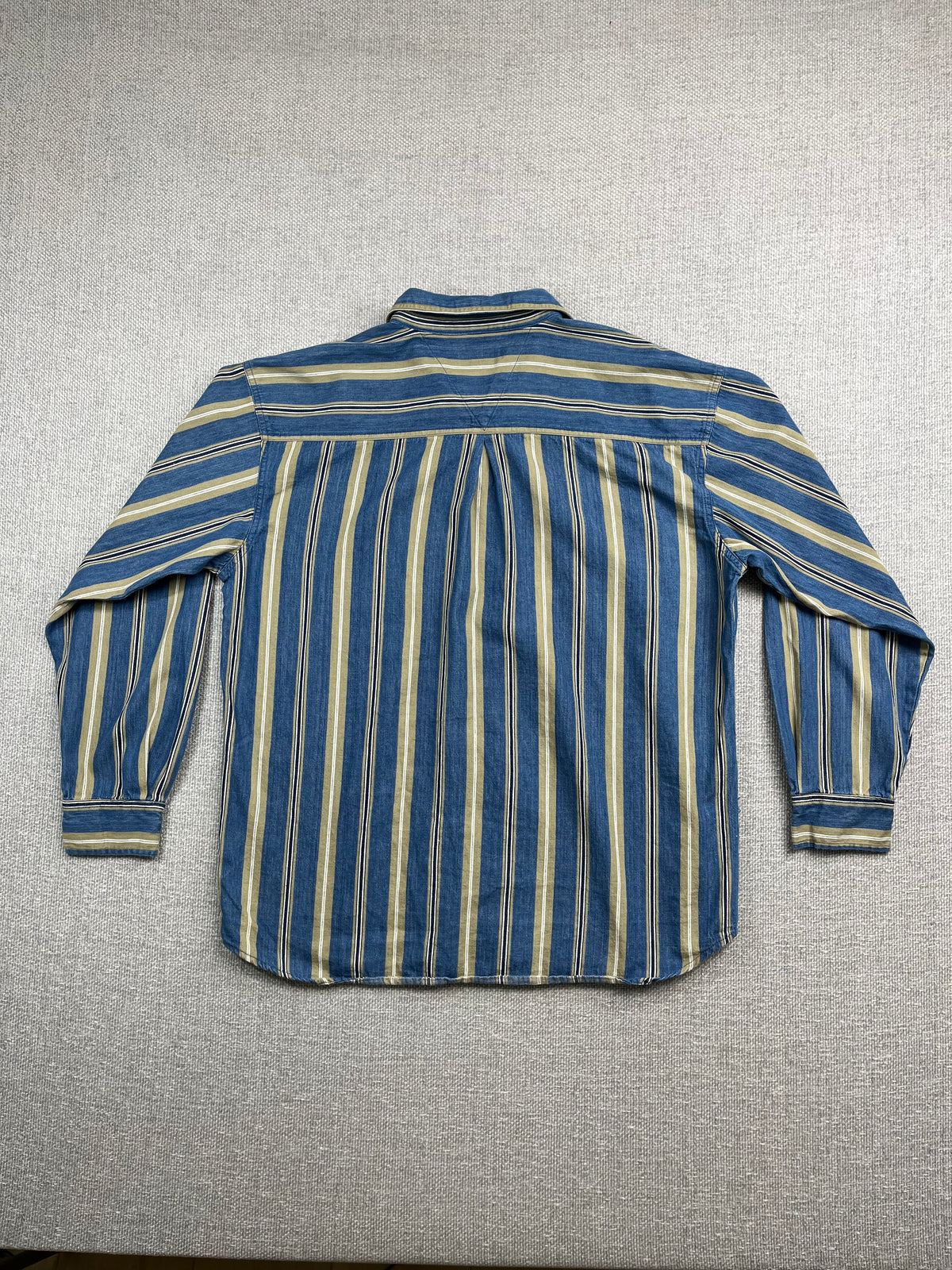 Y2K Striped Dickies Button Down
