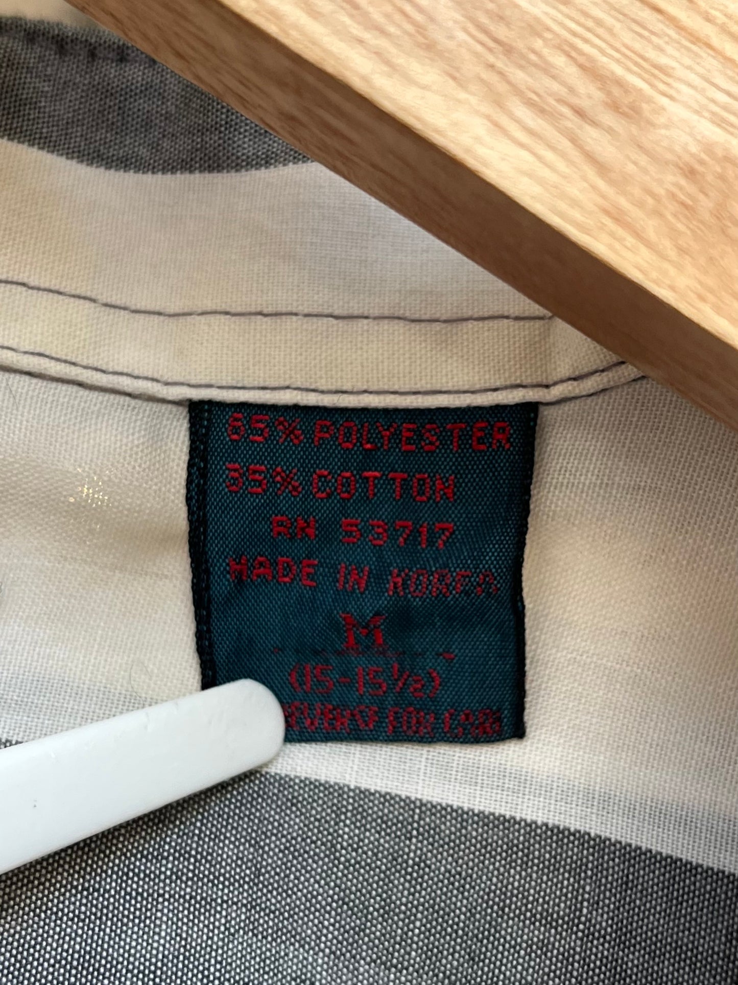 90's Striped Button Down Shirt