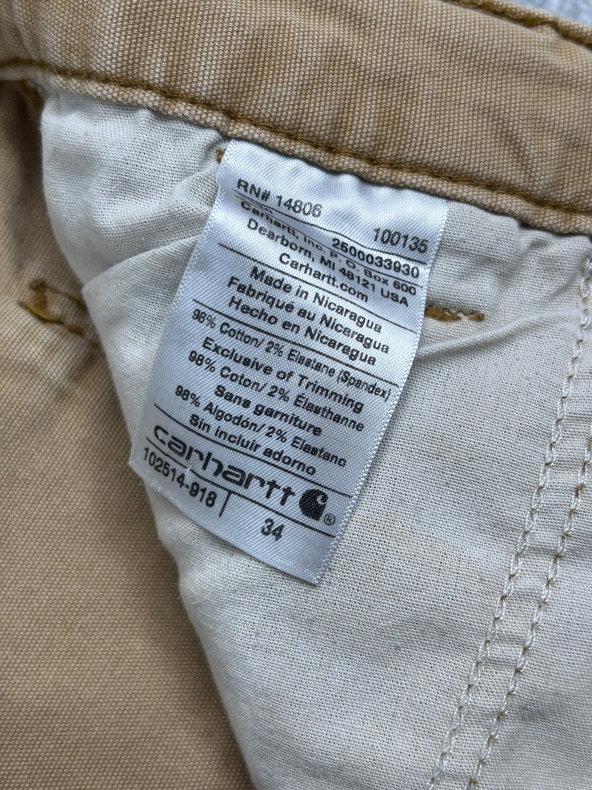 Y2K Carhartt Shorts 32"