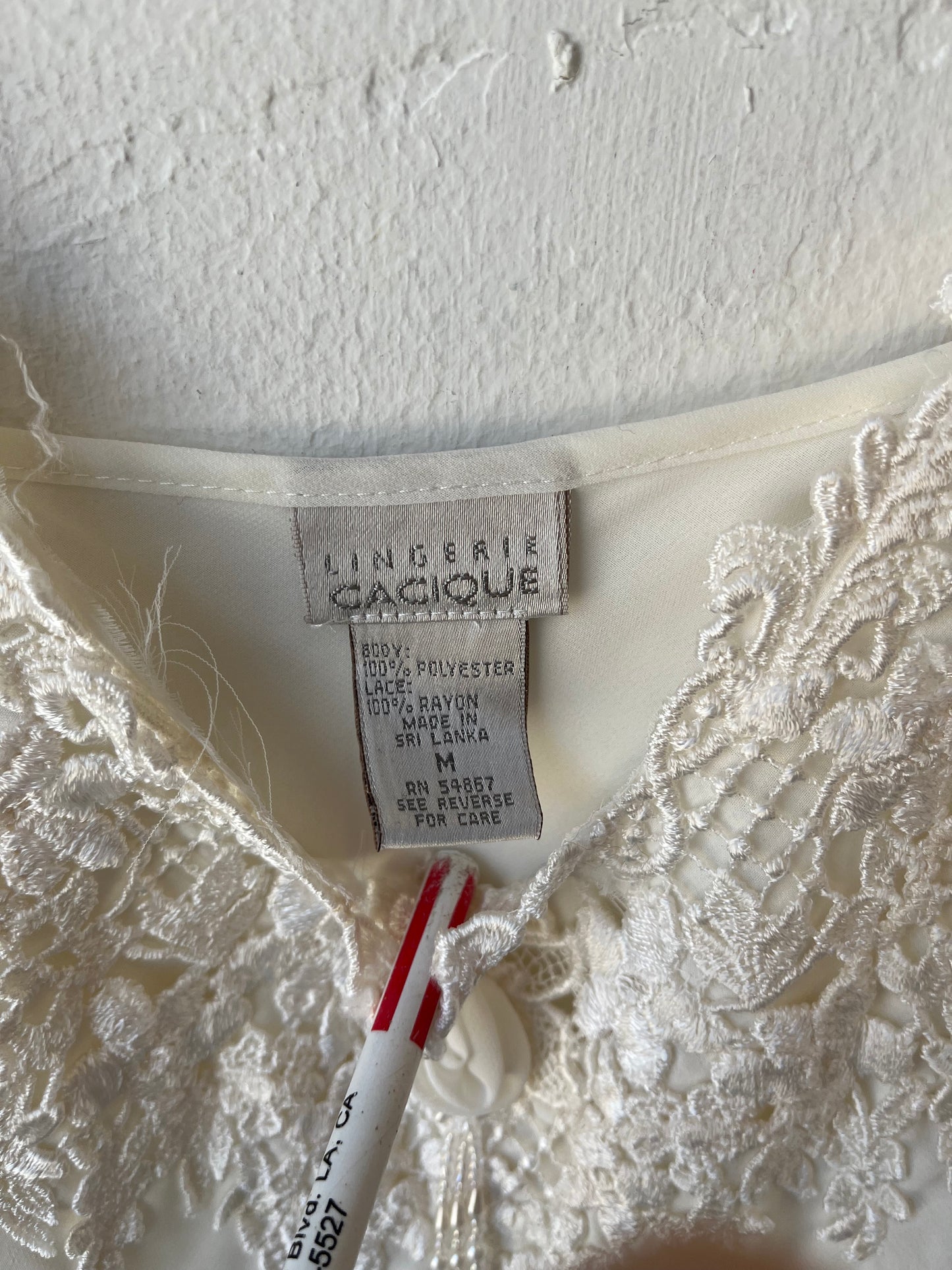90’s White Lace Dress