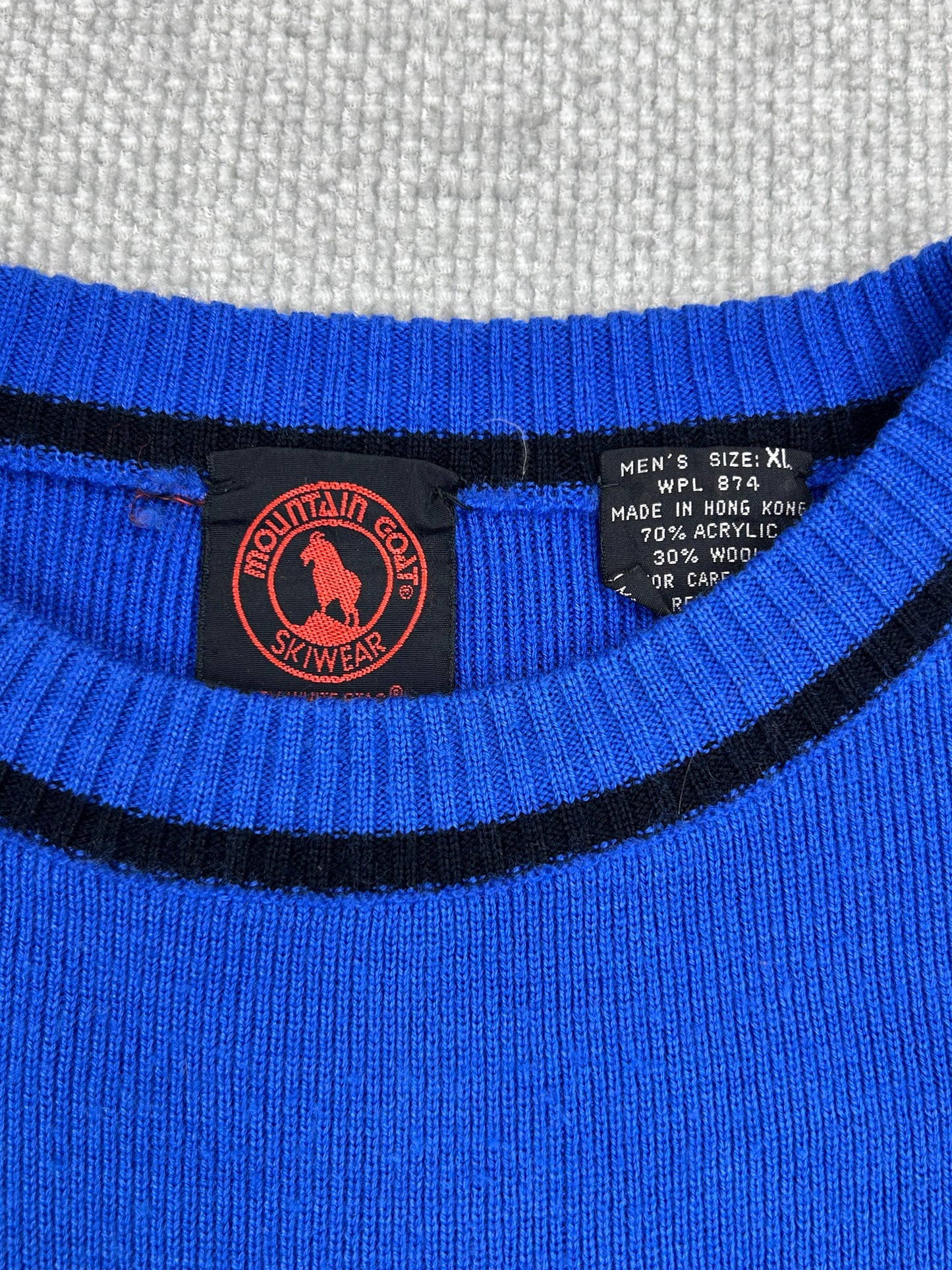 Y2K Blue Striped Sweater