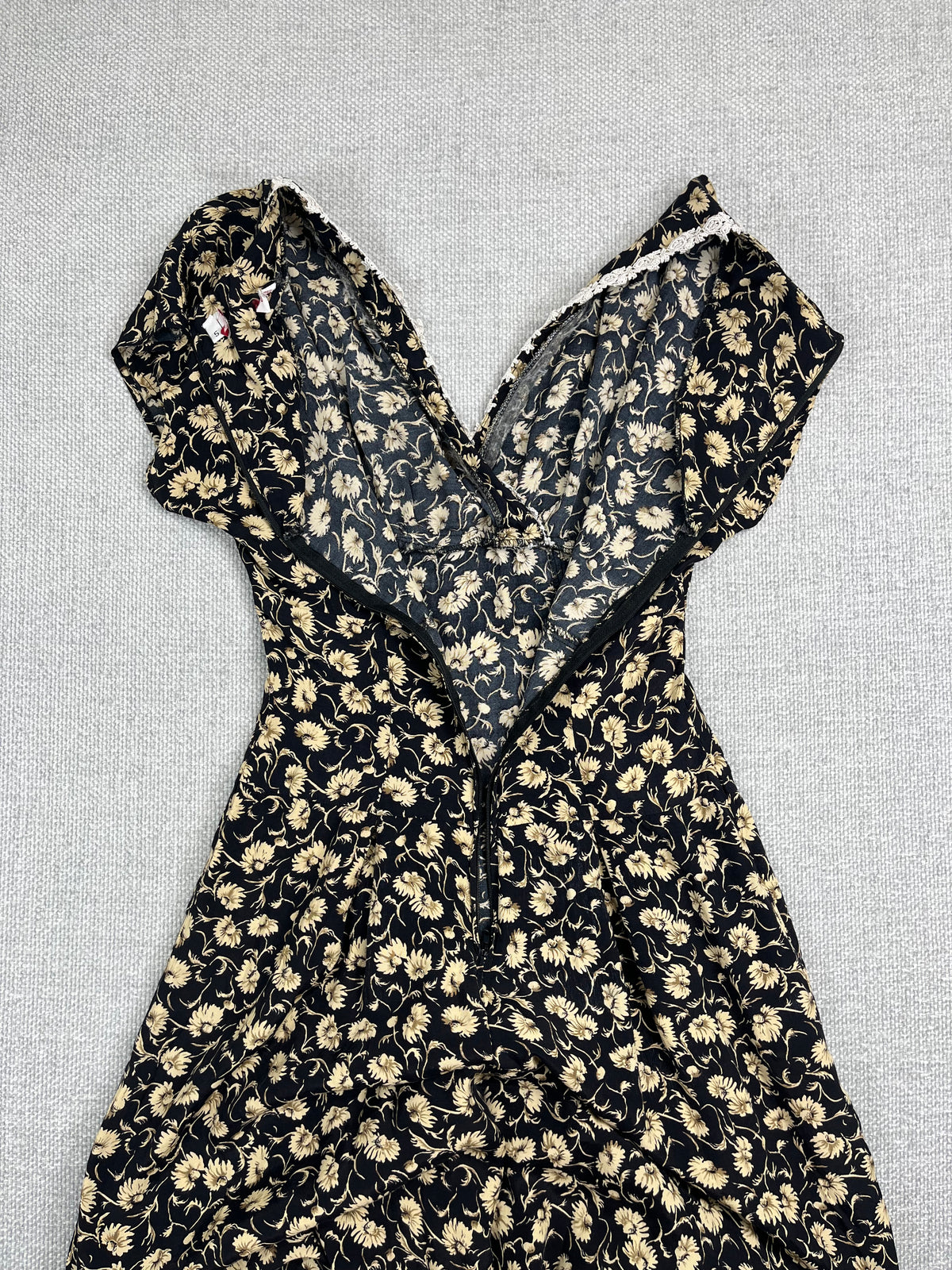 80's Floral Maxi Dress