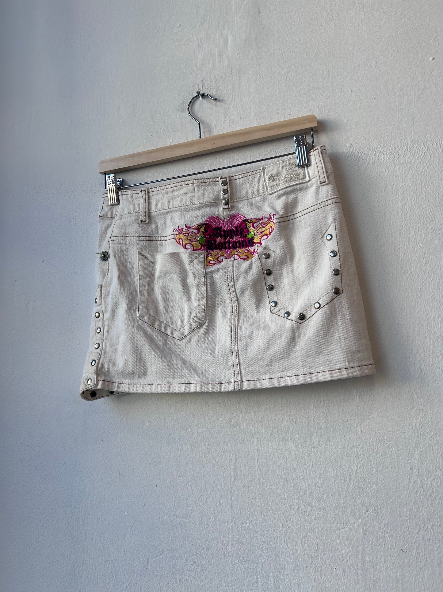 Y2K Apple Bottom Mini Skirt 28”