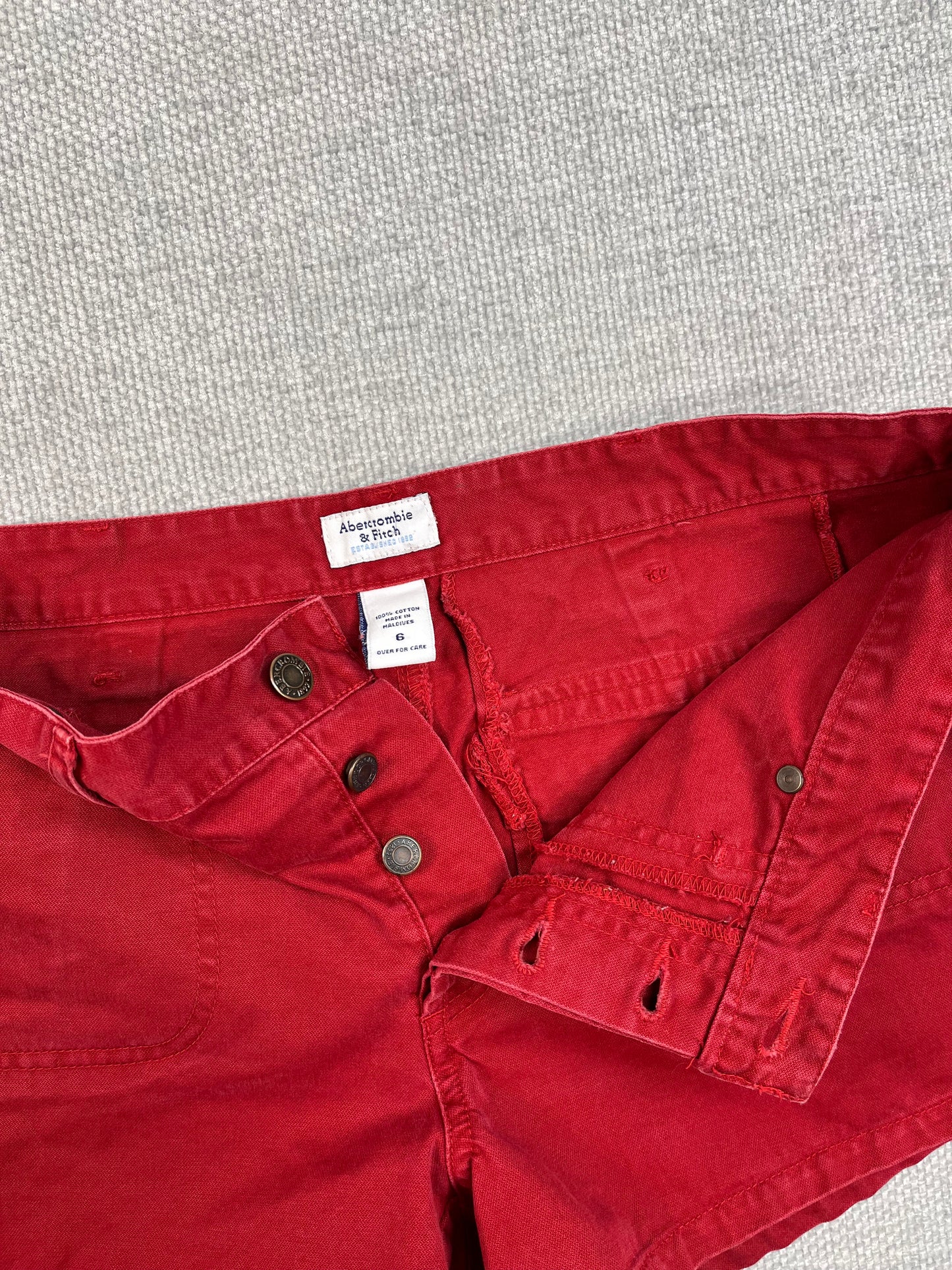 Y2K Abercrombie Mini Shorts 32"