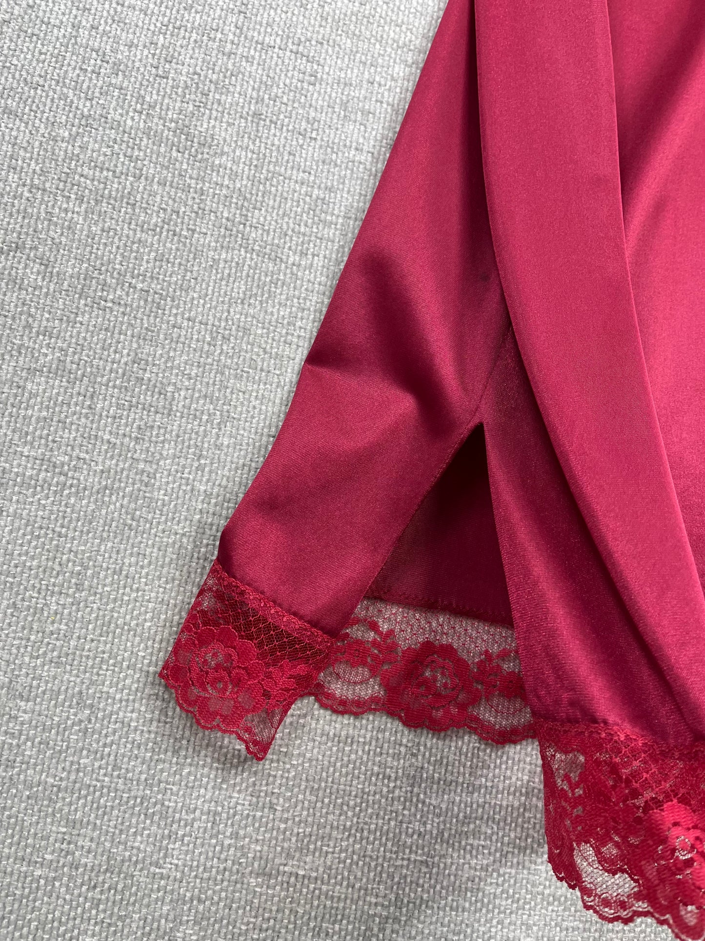 80's Maroon Slip Dress