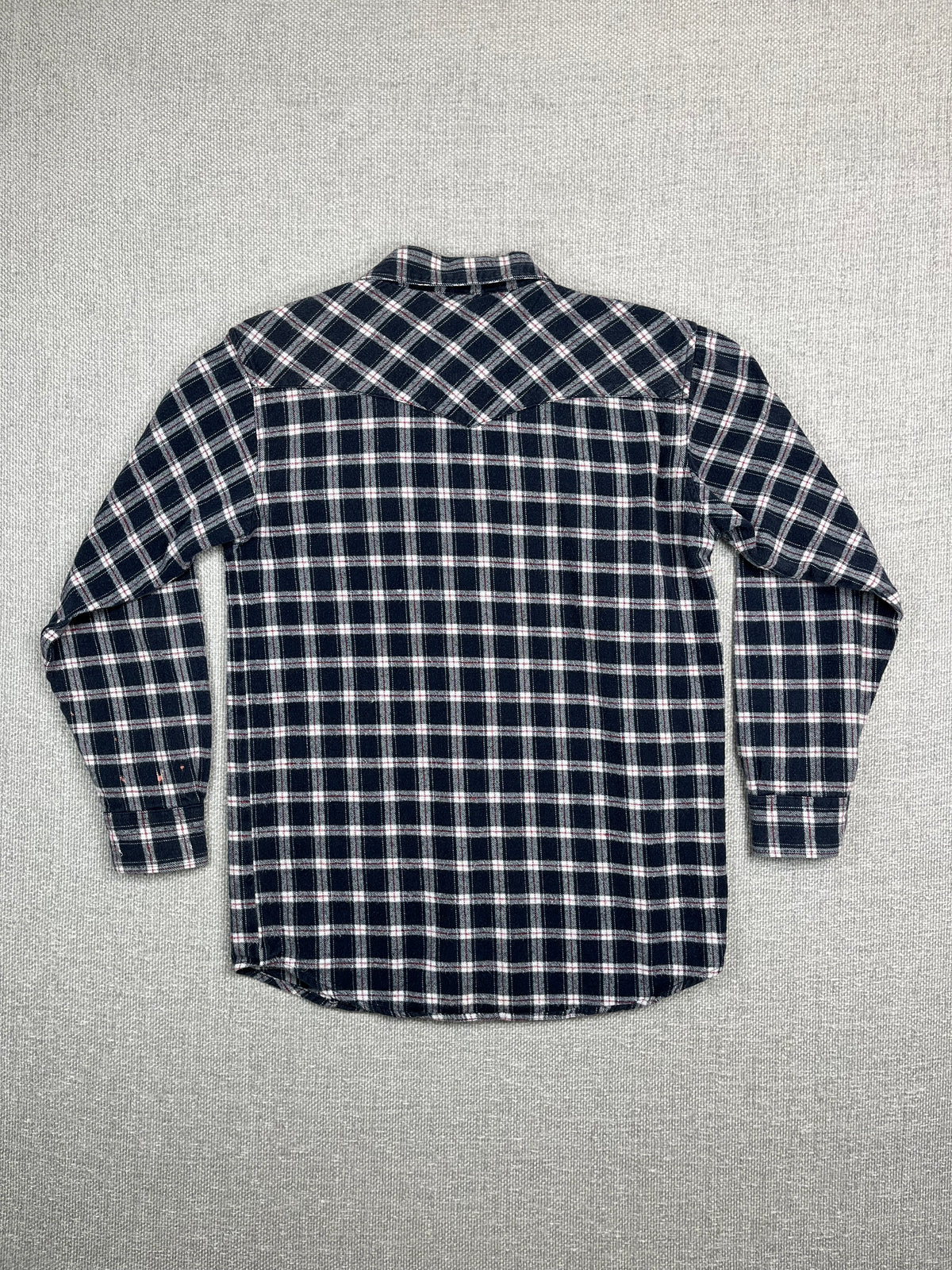 90's Plaid Pearl Snap Shirt